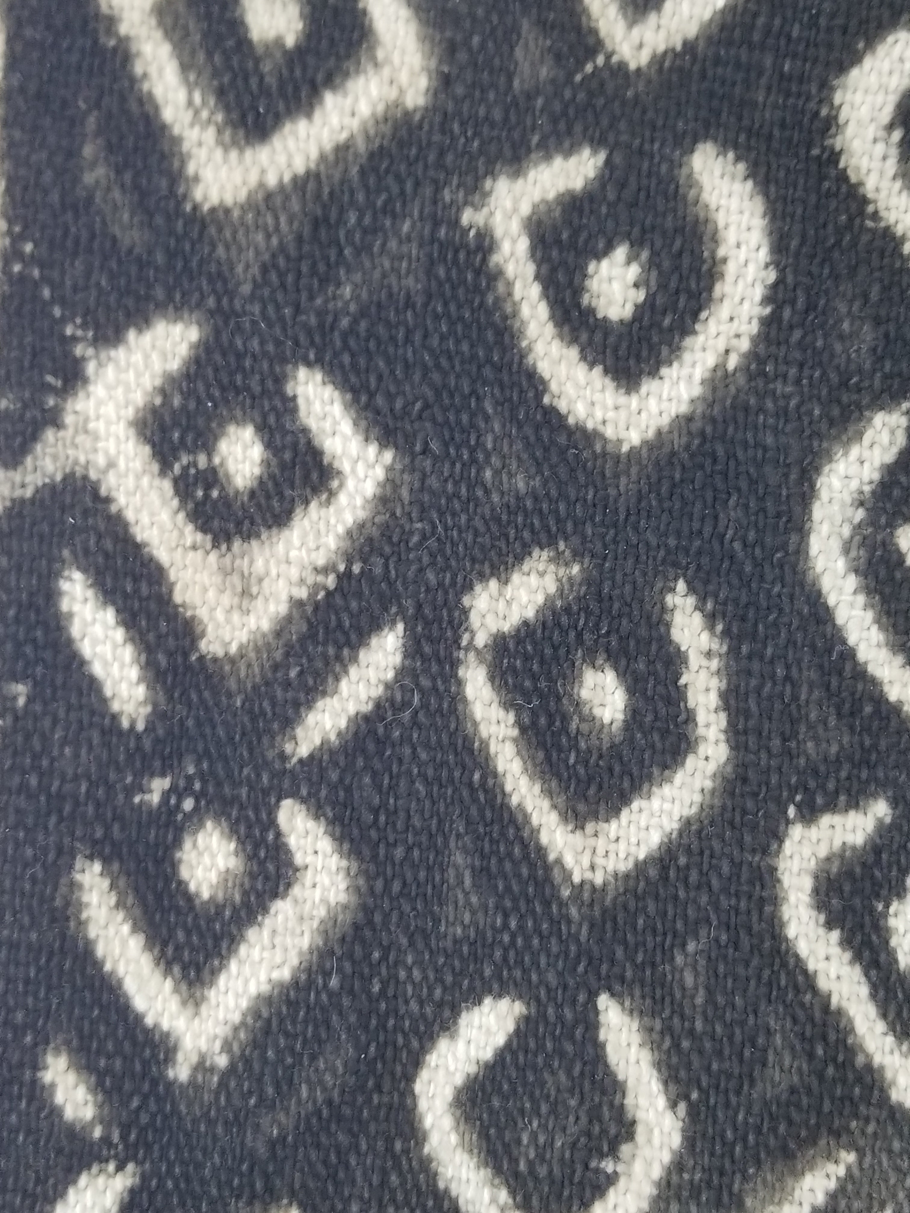 Vintage Traditional Handwoven African Hand Painted Textile 124x82cm