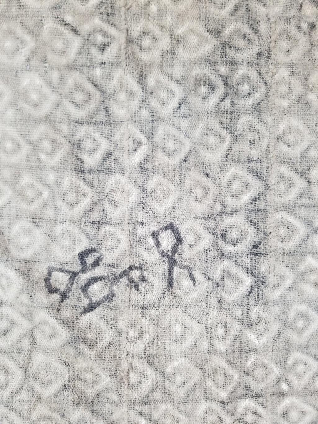 Vintage Traditional Handwoven African Hand Painted Textile 124x82cm