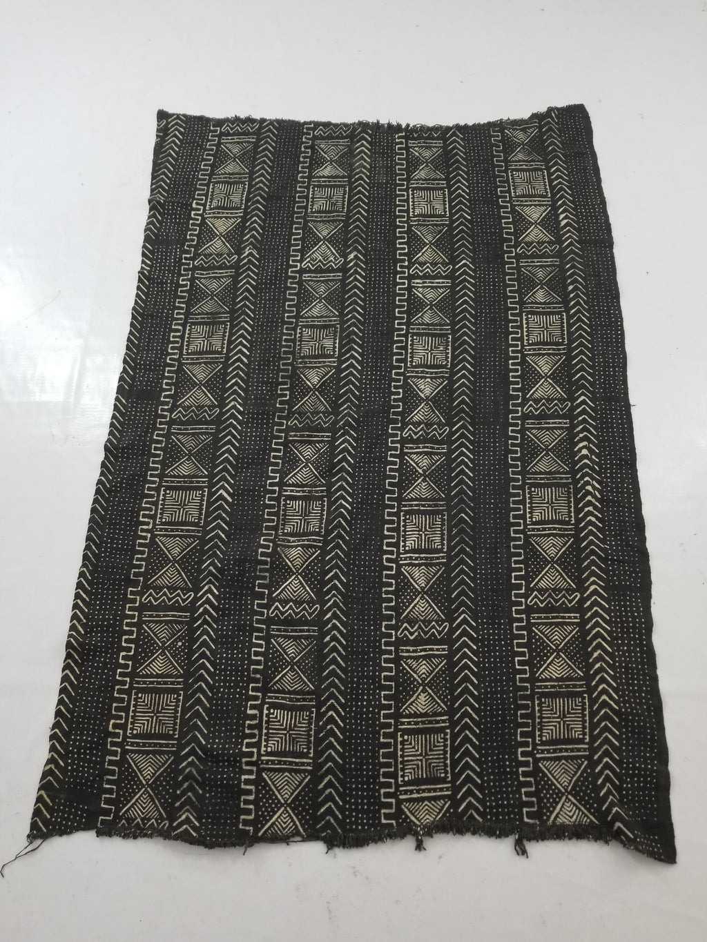 Vintage Traditional African Tribal Mudcloth Textile 157x104cm