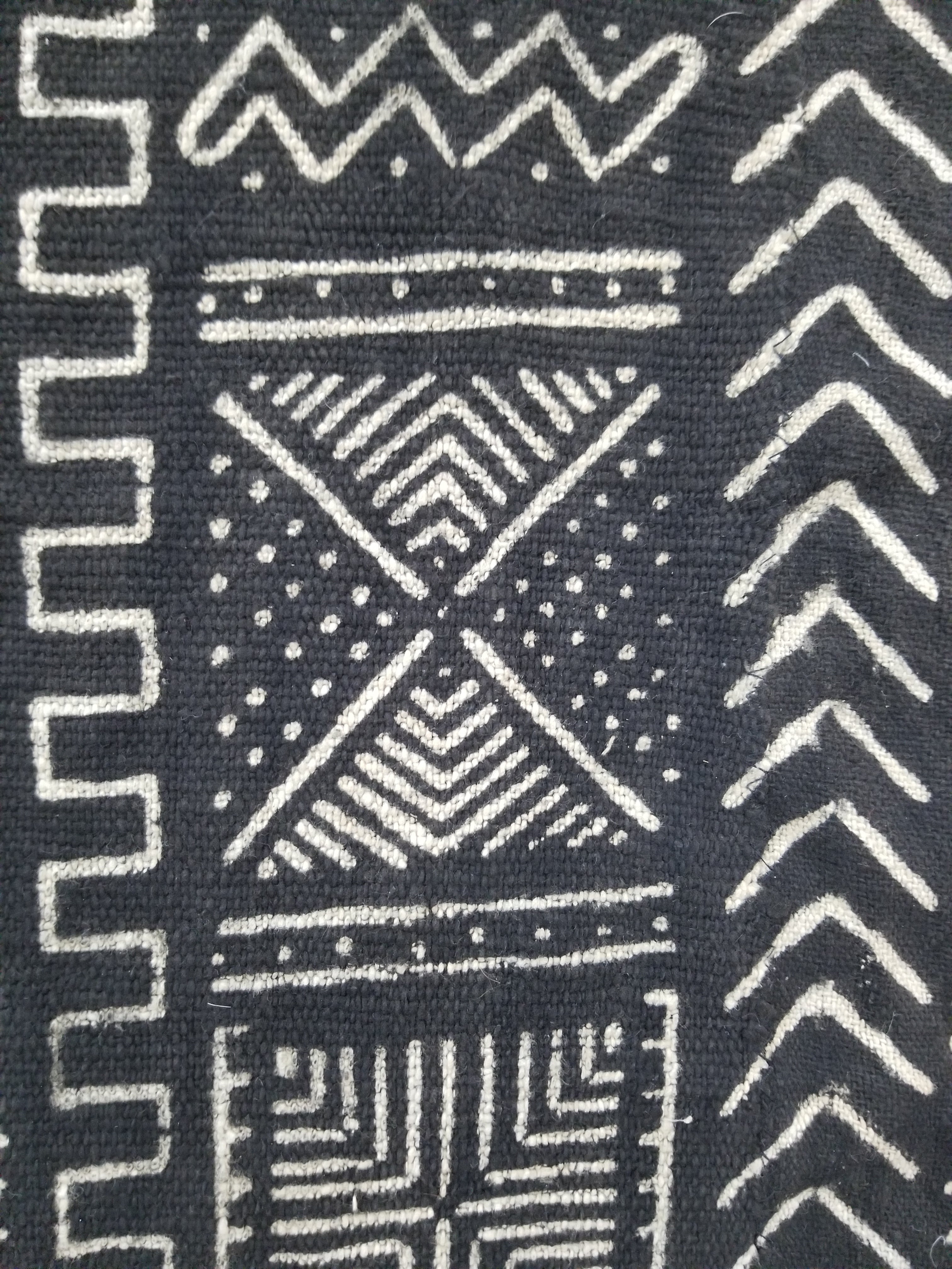 Vintage Traditional African Tribal Mudcloth Textile 157x104cm