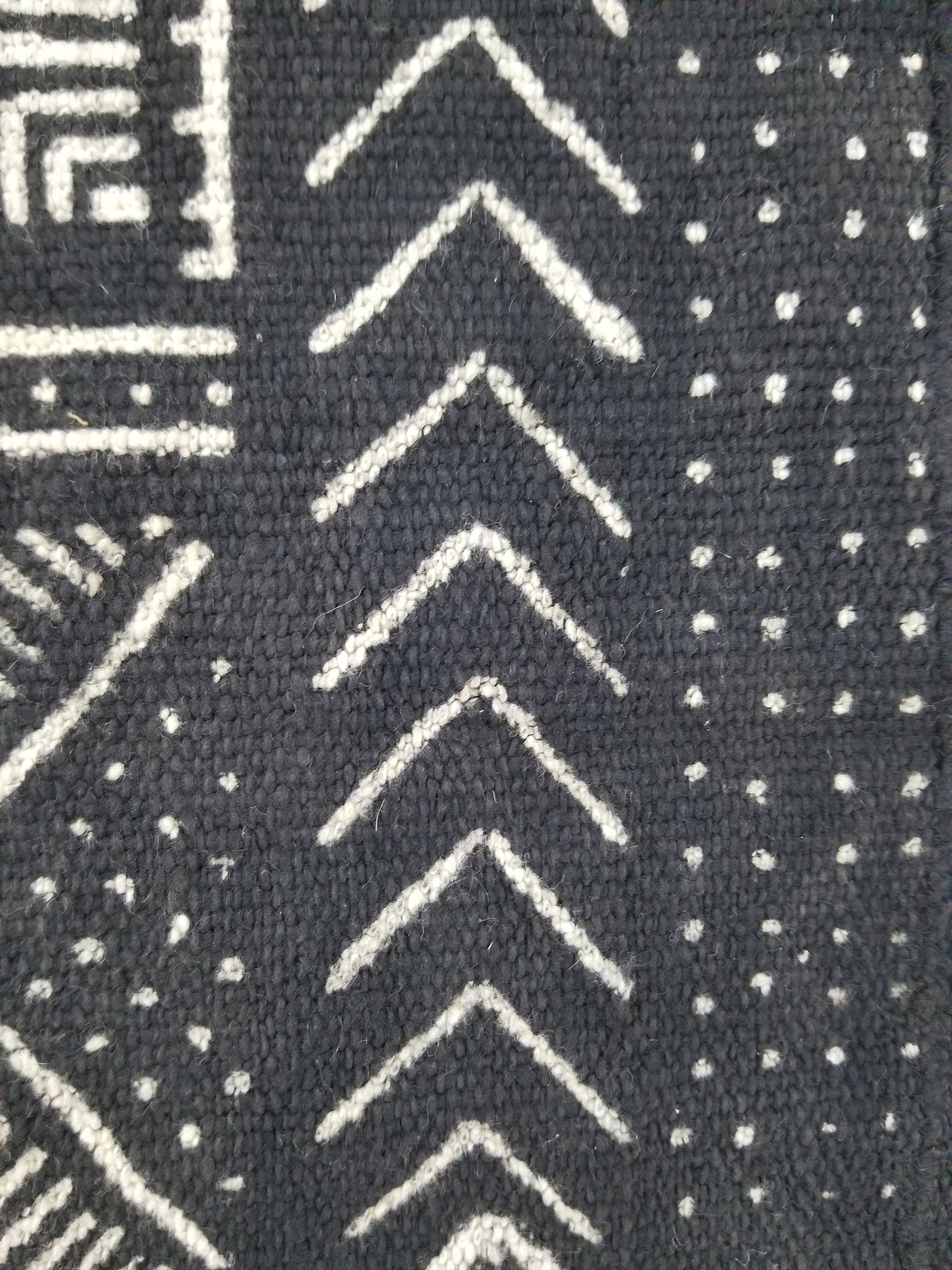 Vintage Traditional African Tribal Mudcloth Textile 157x104cm