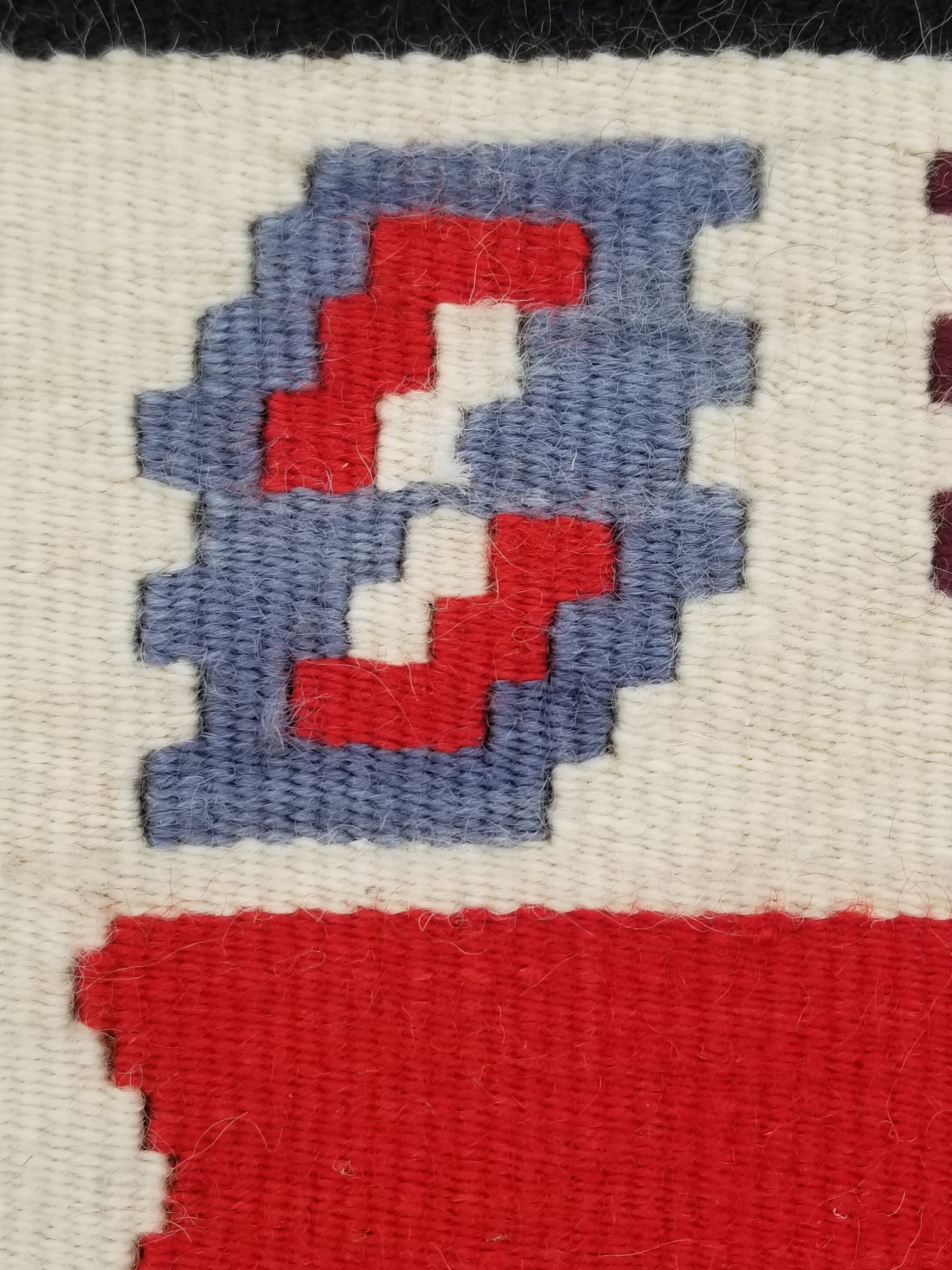 Vintage Traditional Handmade Turkish Wool Multicolor Kilim Runner 201x51cm
