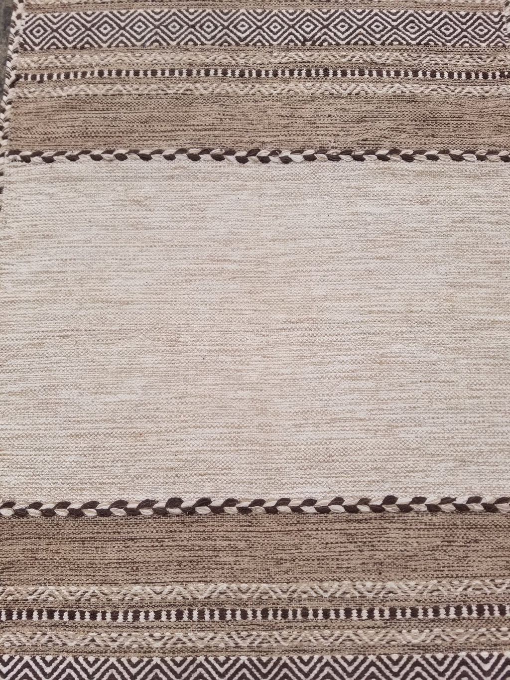 Vintage Traditional Handmade Bohemian Tribal Inspired Cotton Kilim Rug 150x86cm