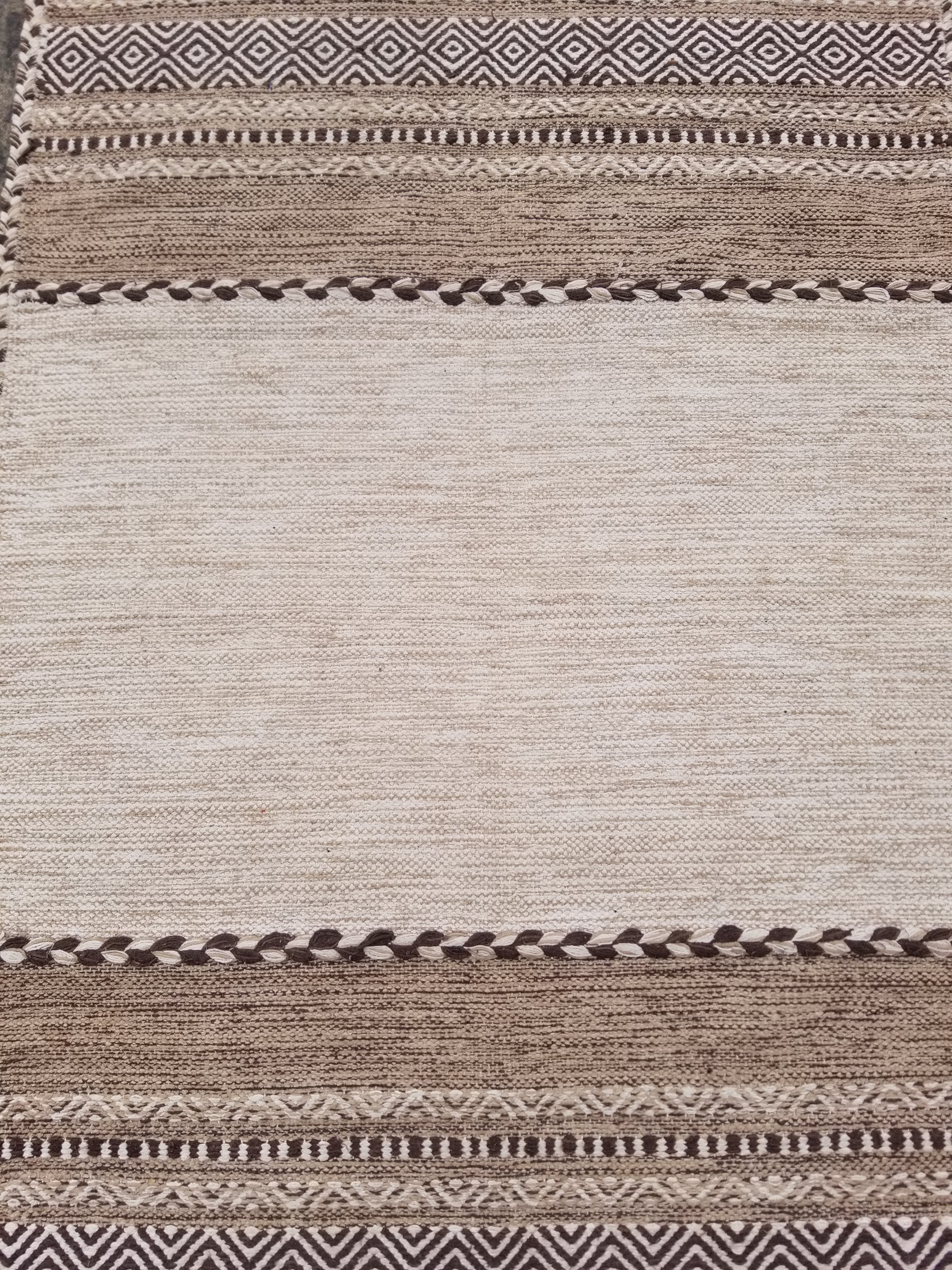 Vintage Traditional Handmade Bohemian Tribal Inspired Cotton Kilim Rug 150x86cm