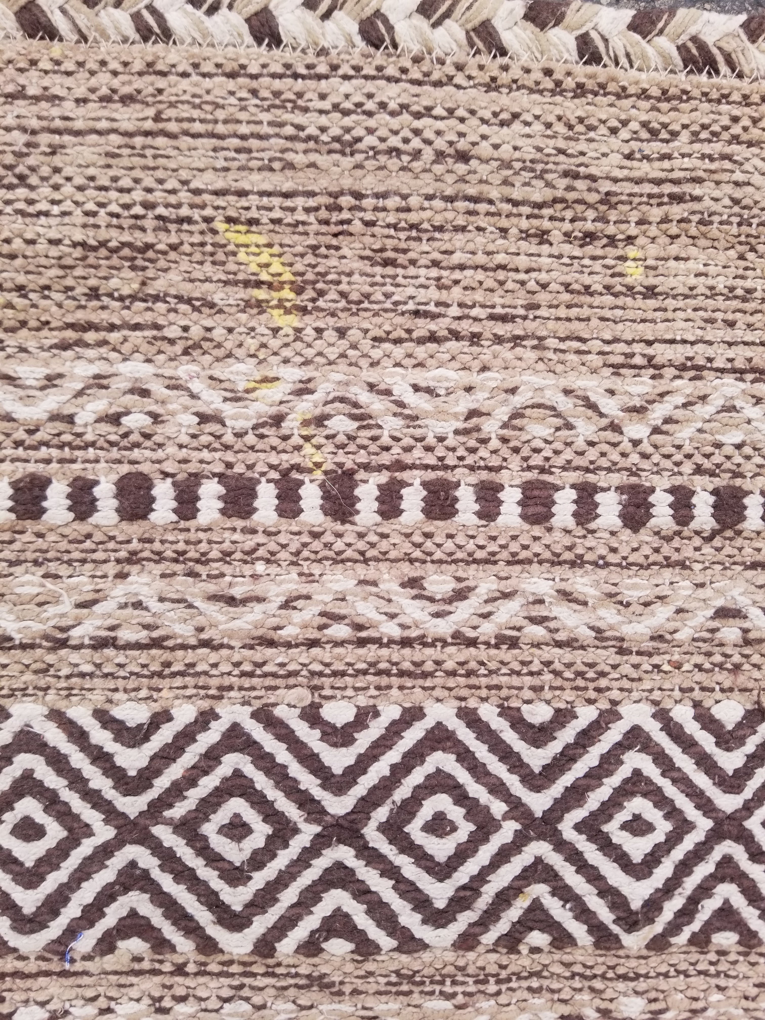 Vintage Traditional Handmade Bohemian Tribal Inspired Cotton Kilim Rug 150x86cm