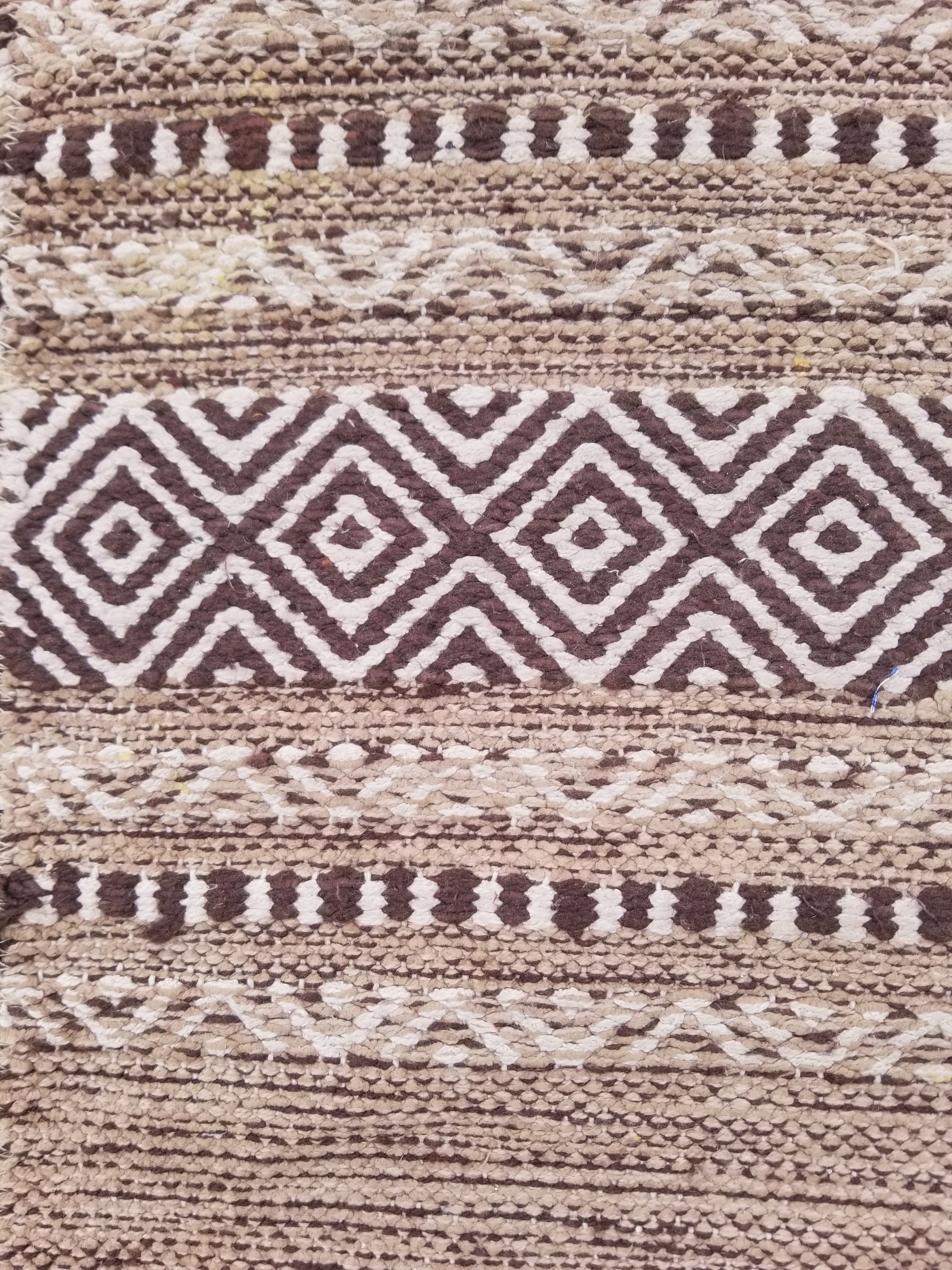 Vintage Traditional Handmade Bohemian Tribal Inspired Cotton Kilim Rug 150x86cm