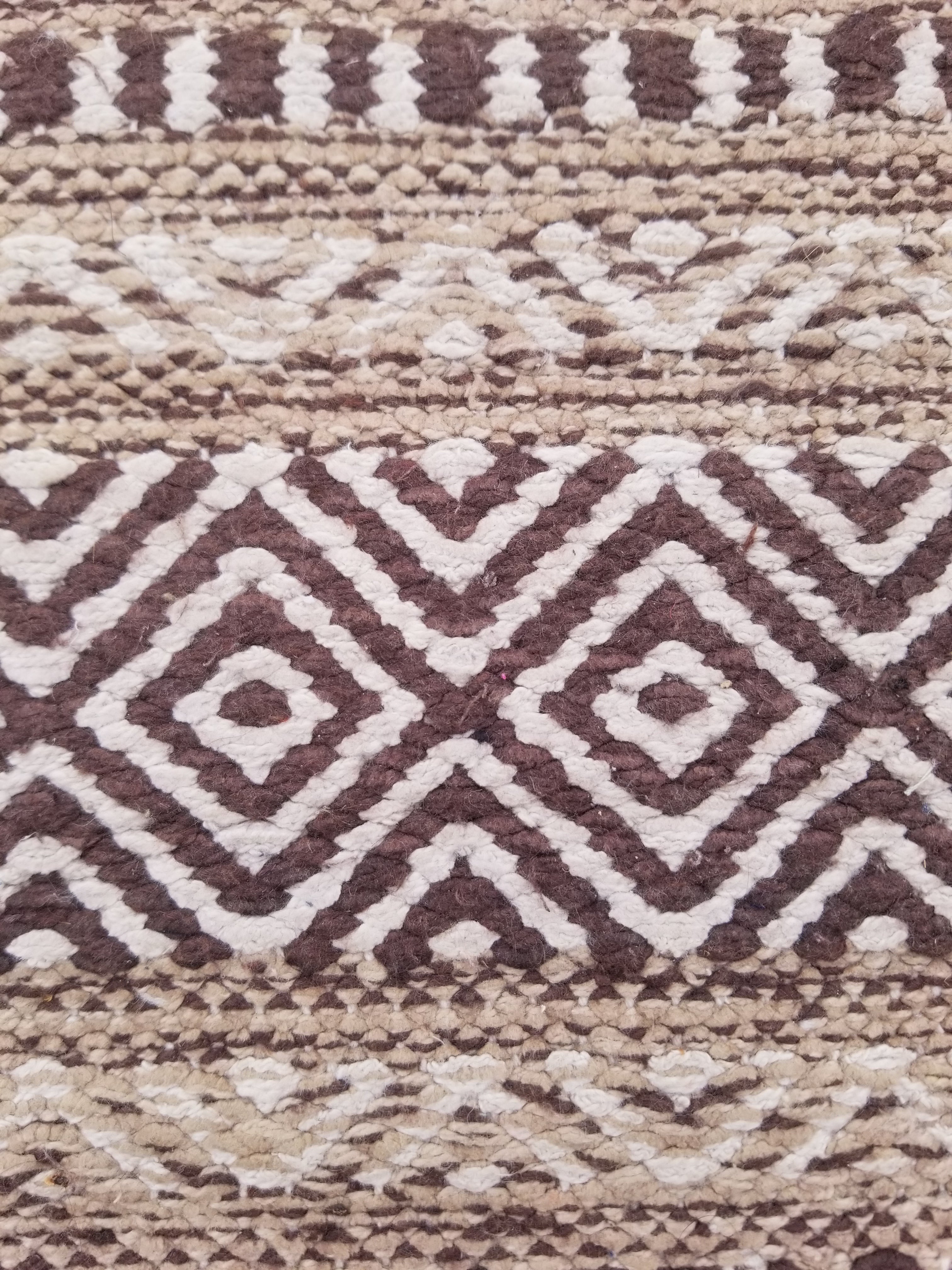 Vintage Traditional Handmade Bohemian Tribal Inspired Cotton Kilim Rug 150x86cm