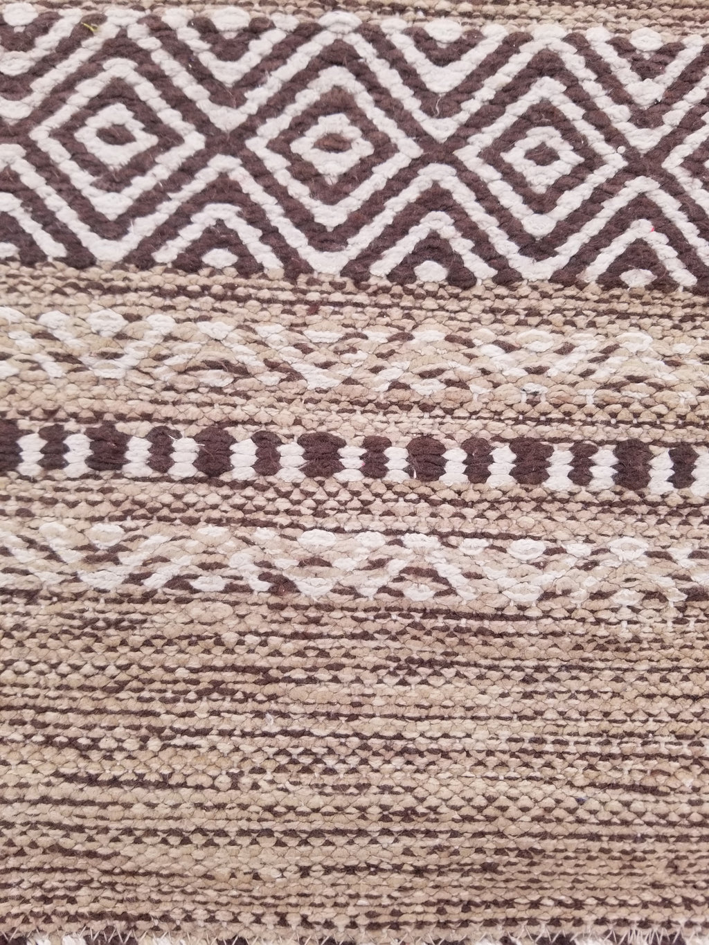 Vintage Traditional Handmade Bohemian Tribal Inspired Cotton Kilim Rug 150x86cm