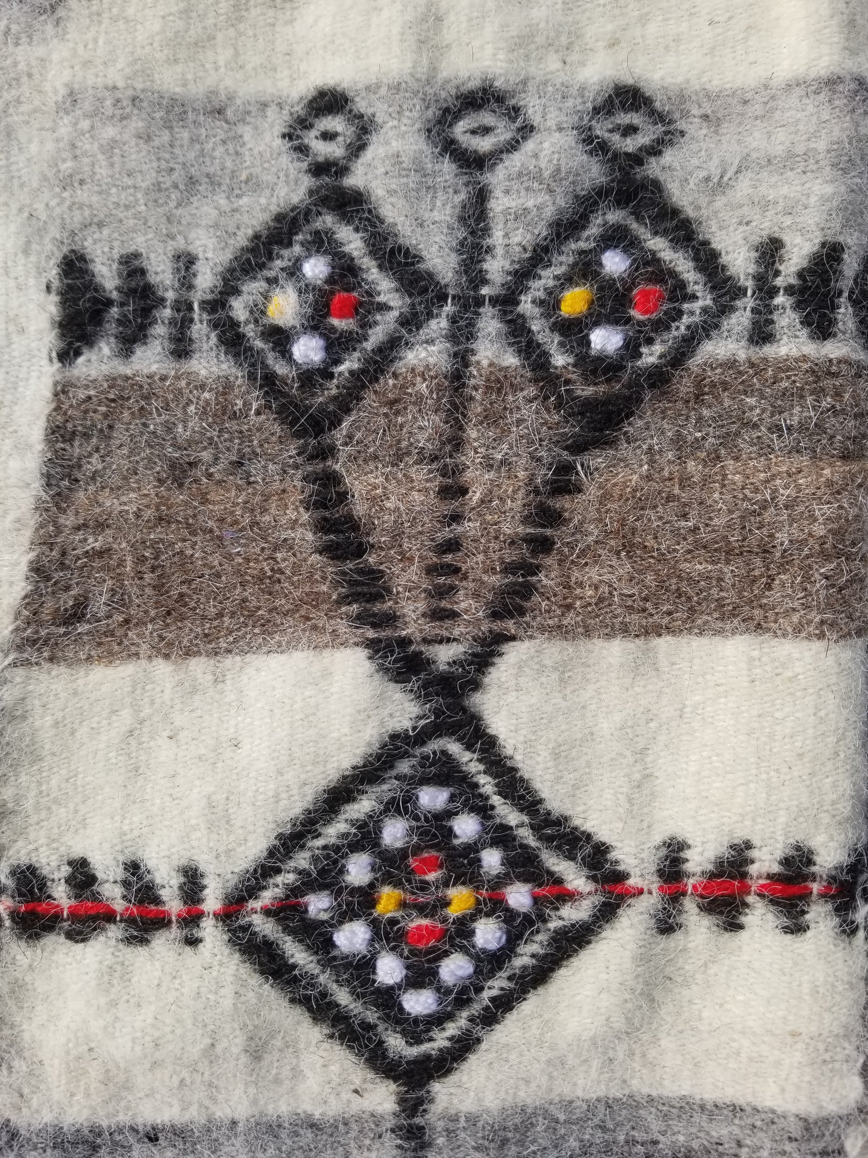 Antique Traditional Handmade African Fulani Wedding Blanket Mali Decor 224x130cm