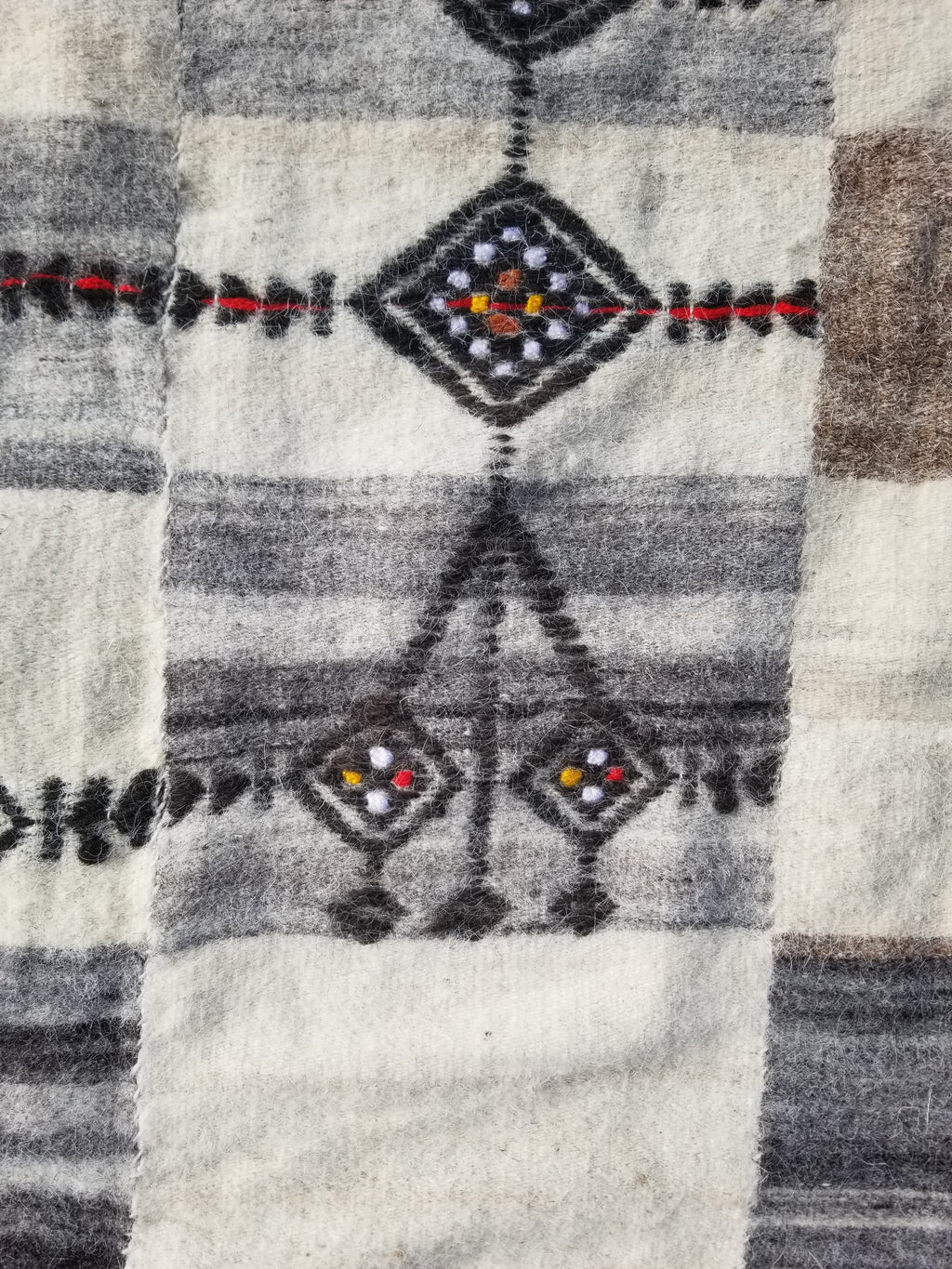 Antique Traditional Handmade African Fulani Wedding Blanket Mali Decor 224x130cm