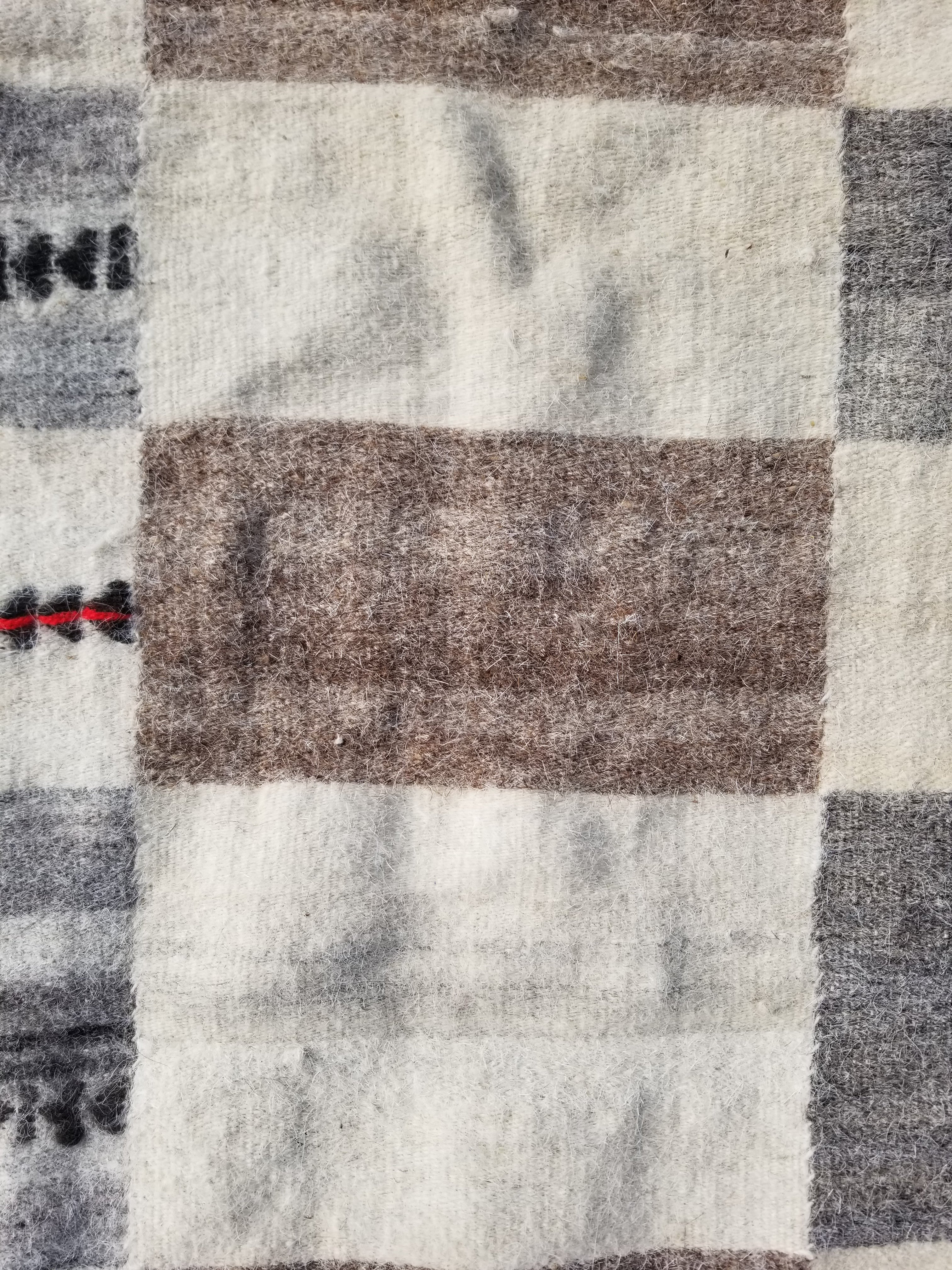 Antique Traditional Handmade African Fulani Wedding Blanket Mali Decor 224x130cm
