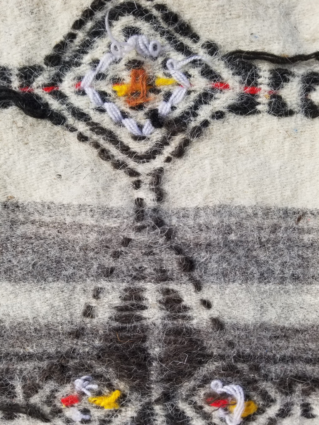 Antique Traditional Handmade African Fulani Wedding Blanket Mali Decor 224x130cm