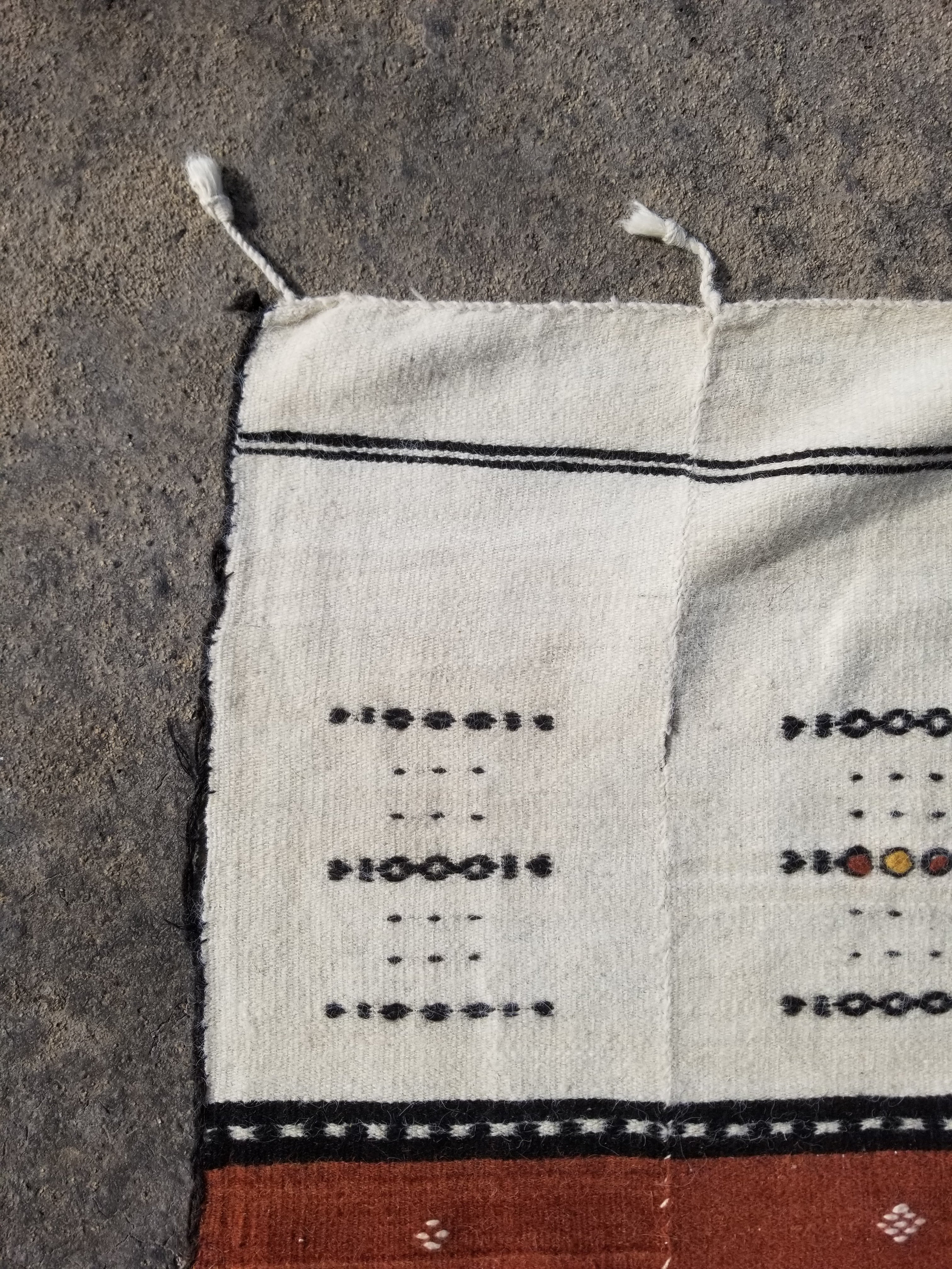 Antique Traditional Handmade African Fulani Wedding Blanket Mali Decor 229x127cm