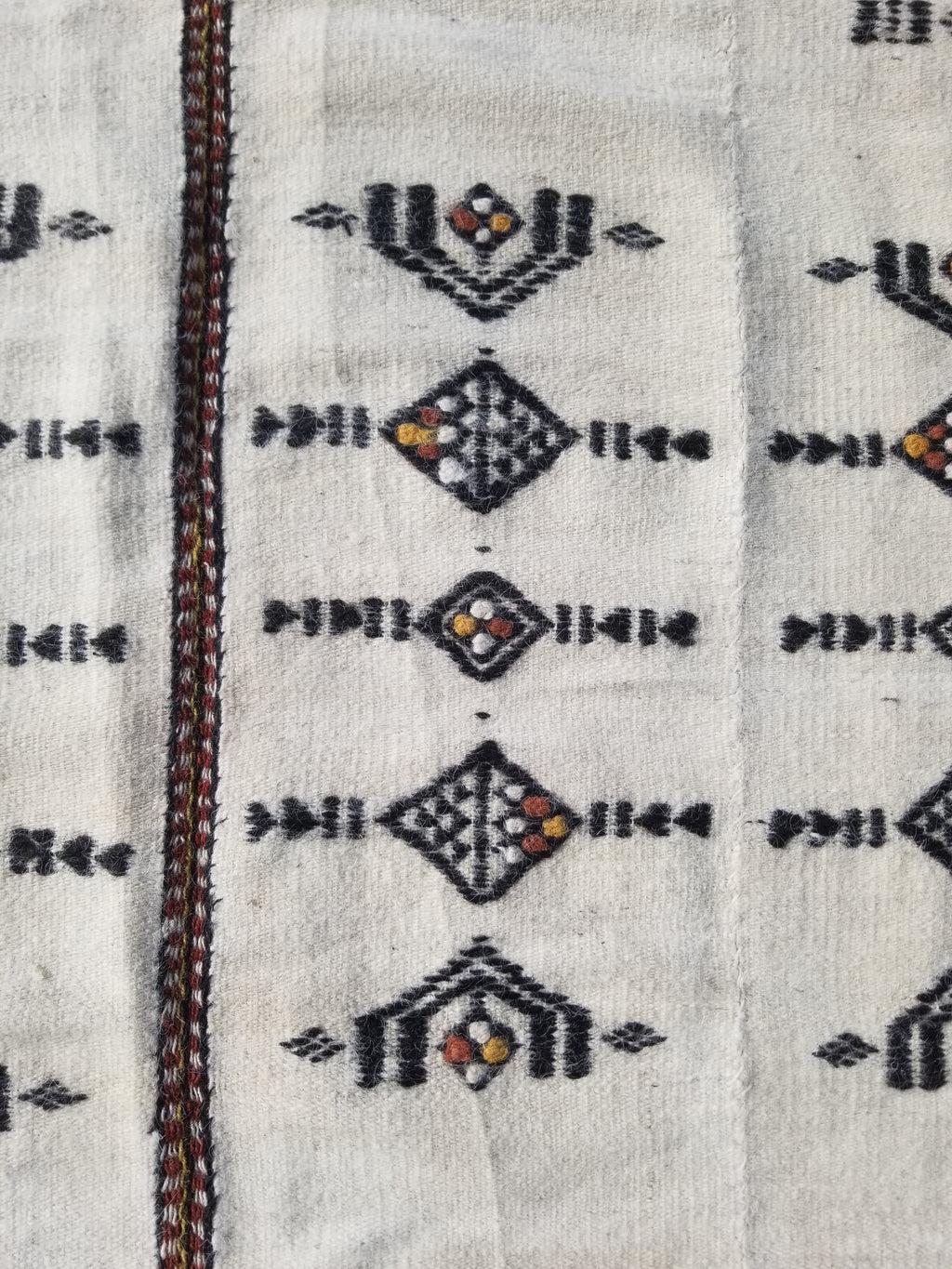Antique Traditional Handmade African Fulani Wedding Blanket Mali Decor 229x127cm