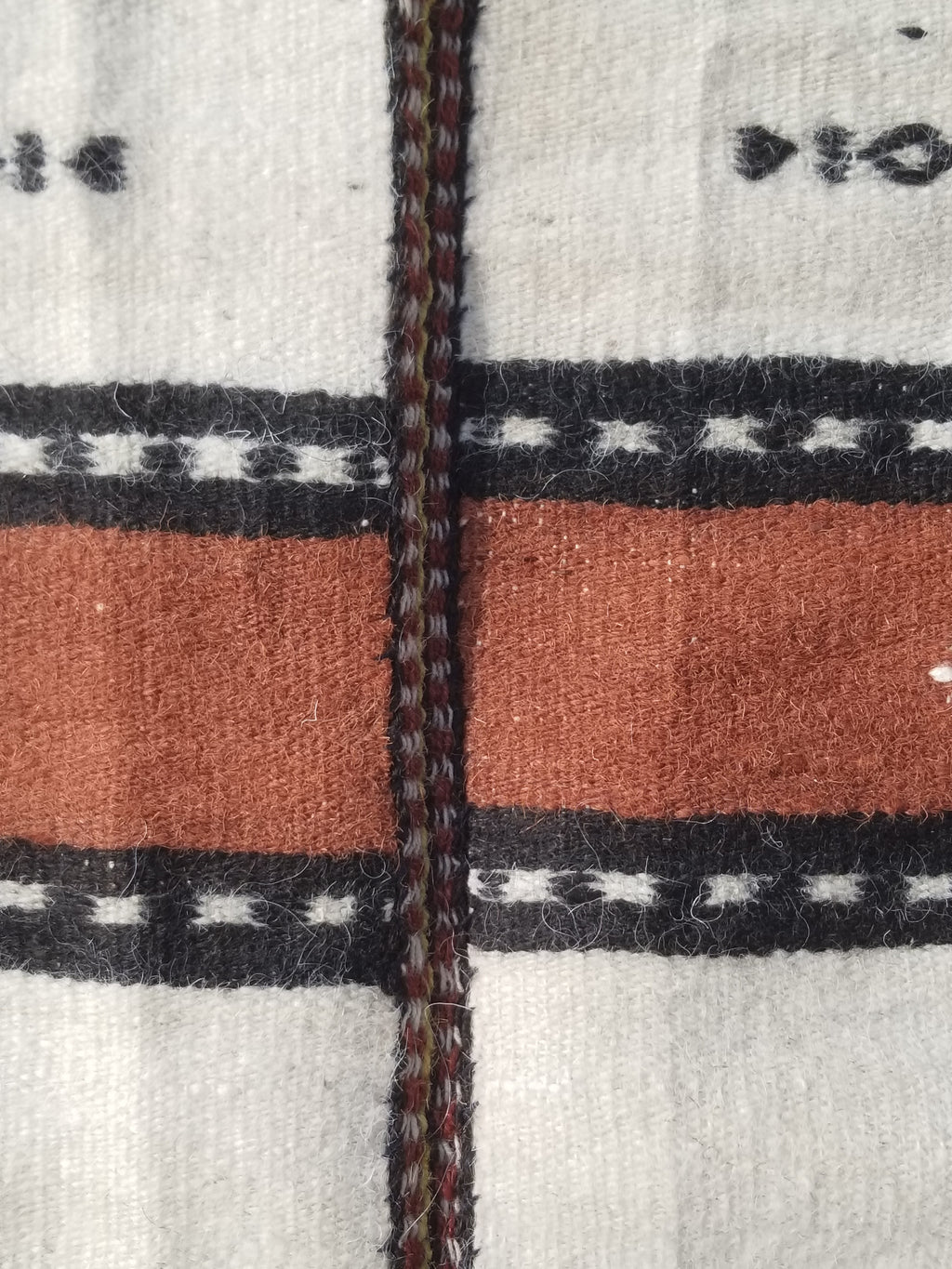Antique Traditional Handmade African Fulani Wedding Blanket Mali Decor 229x127cm