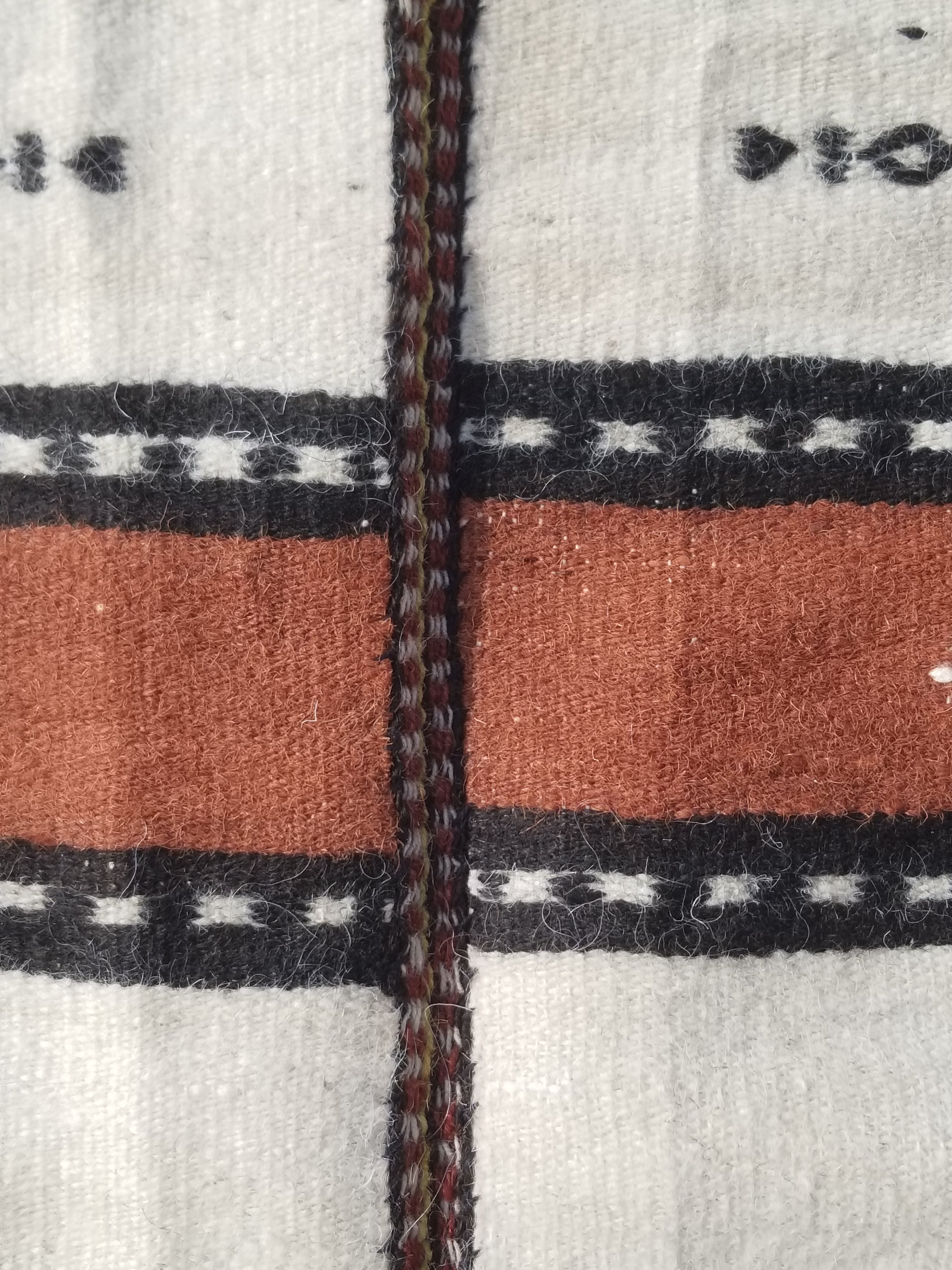 Antique Traditional Handmade African Fulani Wedding Blanket Mali Decor 229x127cm