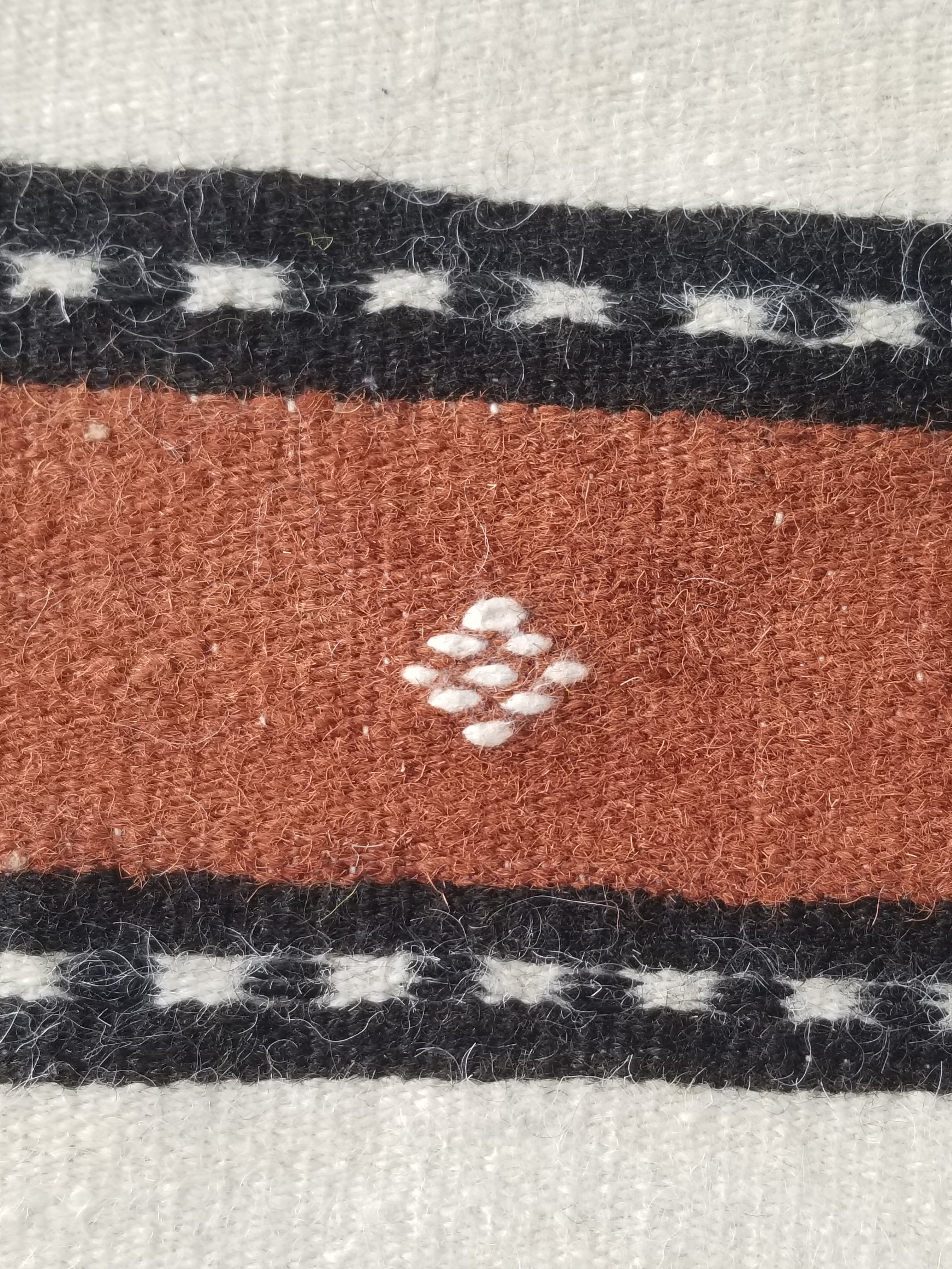 Antique Traditional Handmade African Fulani Wedding Blanket Mali Decor 229x127cm