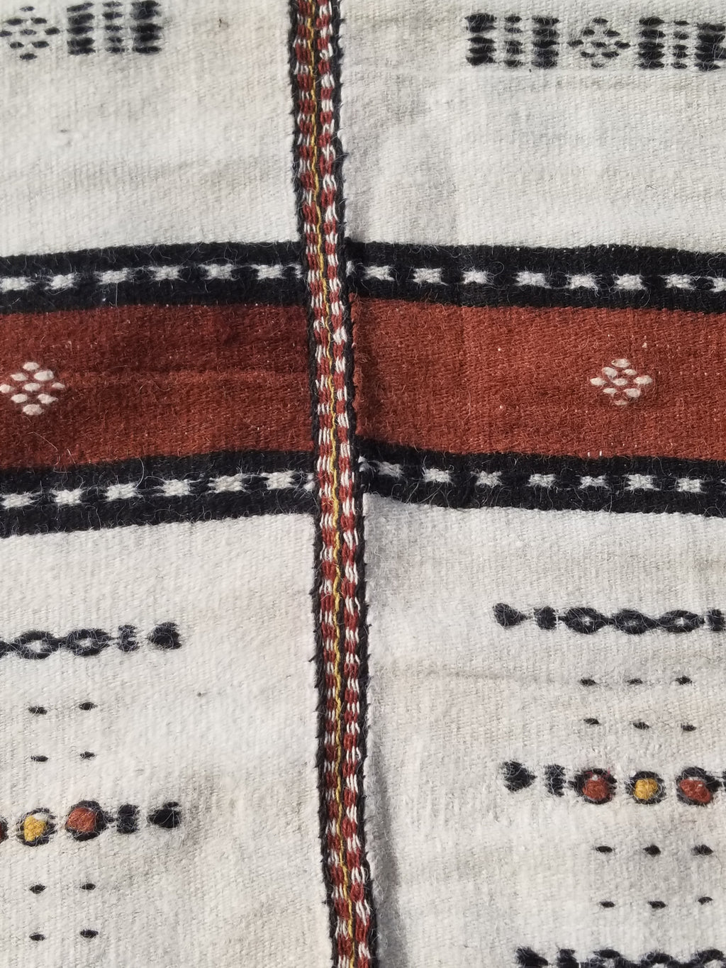 Antique Traditional Handmade African Fulani Wedding Blanket Mali Decor 229x127cm