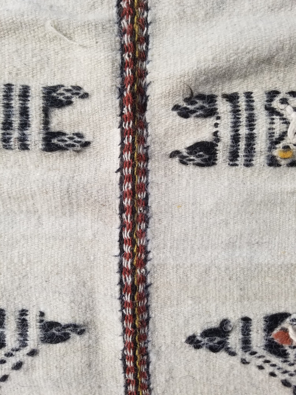 Antique Traditional Handmade African Fulani Wedding Blanket Mali Decor 229x127cm