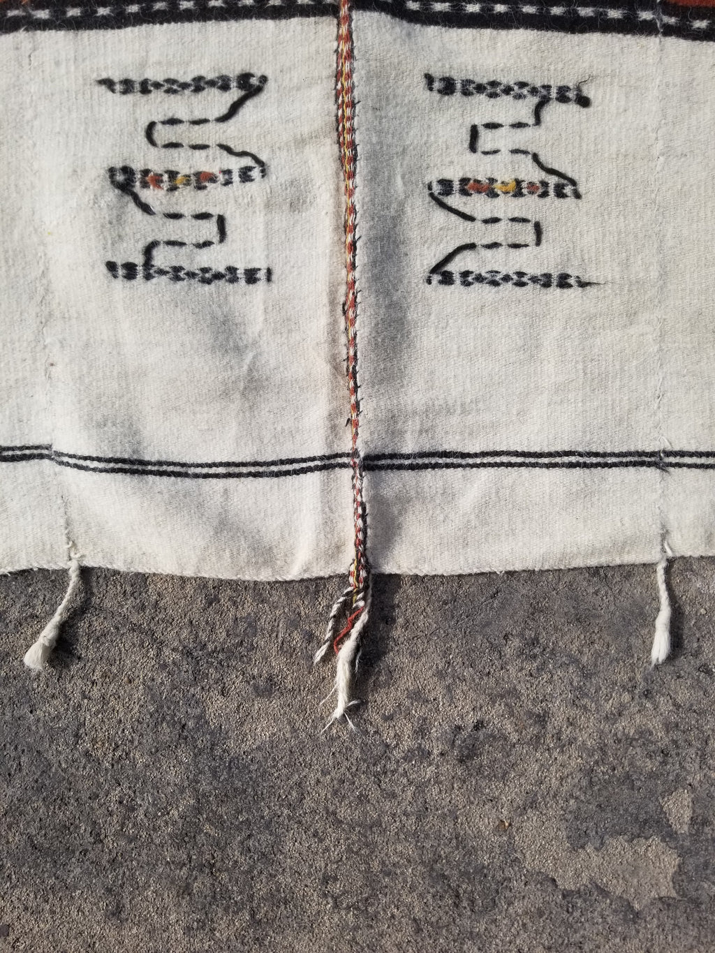 Antique Traditional Handmade African Fulani Wedding Blanket Mali Decor 229x127cm