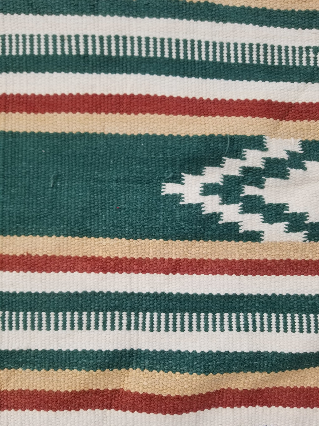 Vintage Native American Handmade Mexican Wool Multicolor Kilim 185x119cm