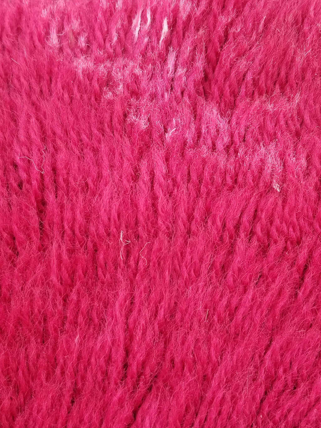 Vintage Traditional Handmade Scandinavian Wool Red Rya Rug 89x58cm