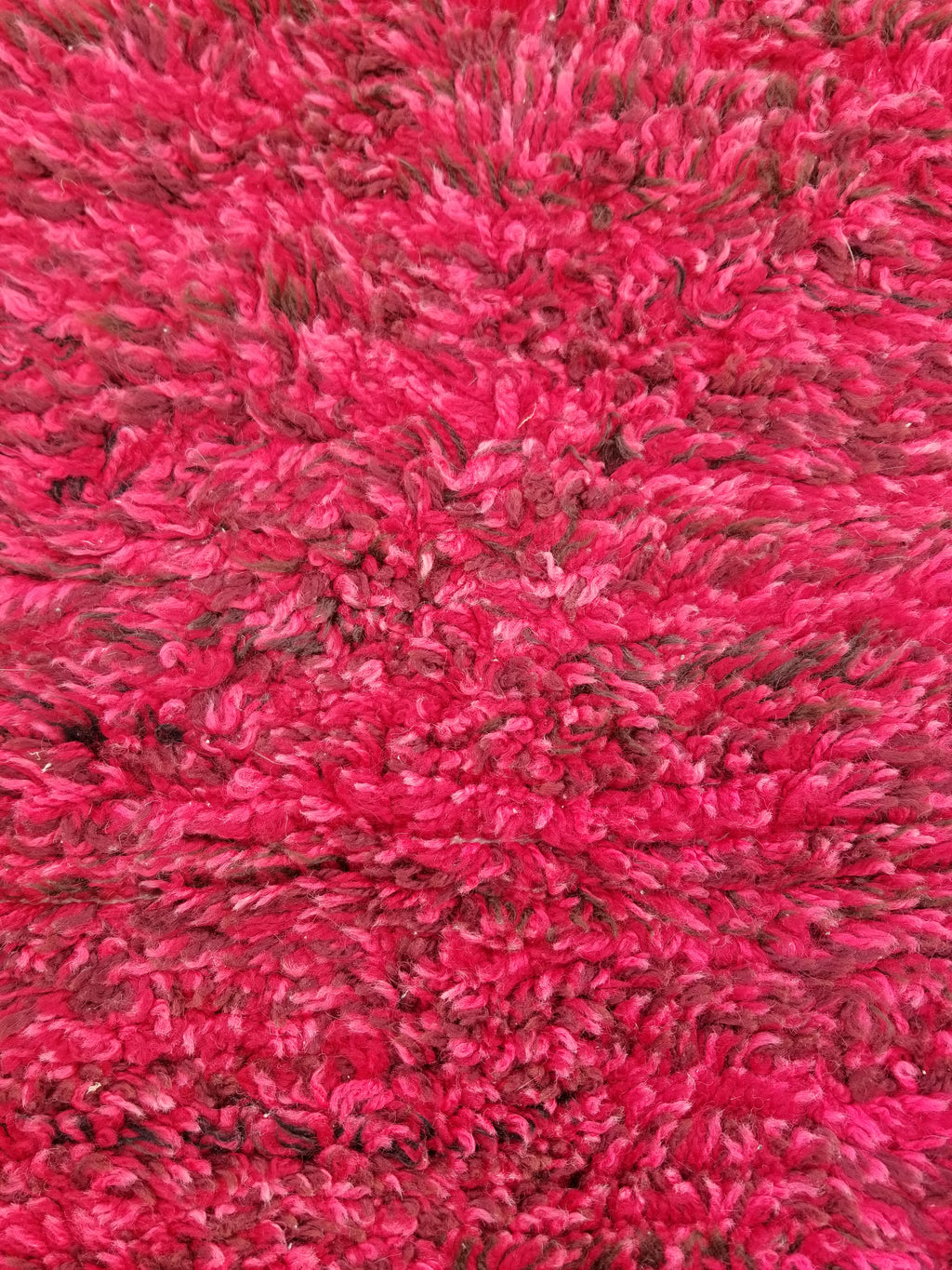 Vintage Traditional Handmade Turkish Wool Red Tulu Rug 173x53cm