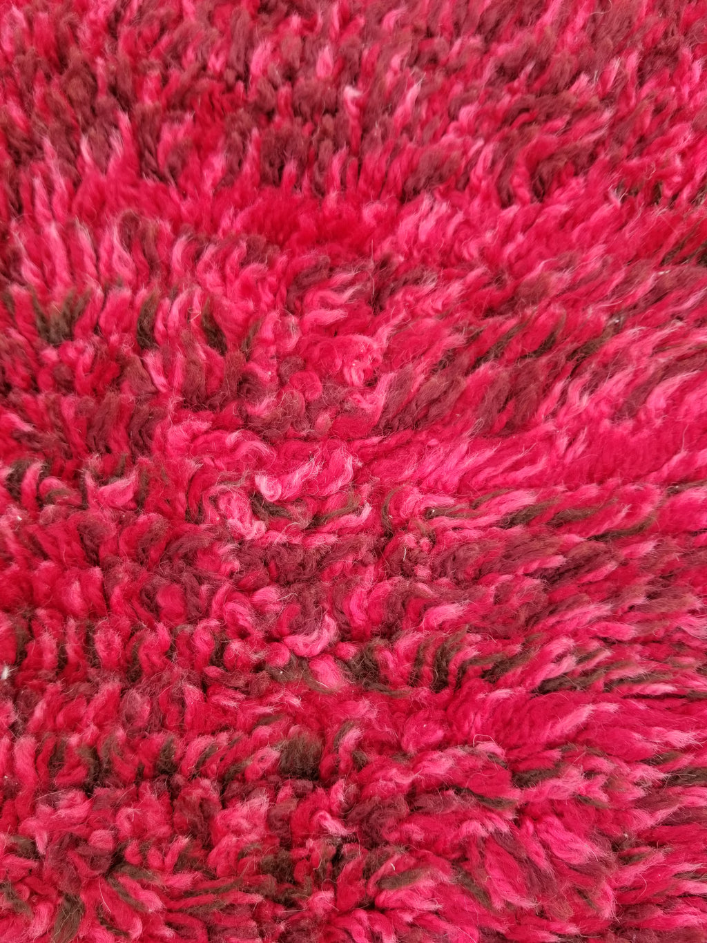 Vintage Traditional Handmade Turkish Wool Red Tulu Rug 173x53cm