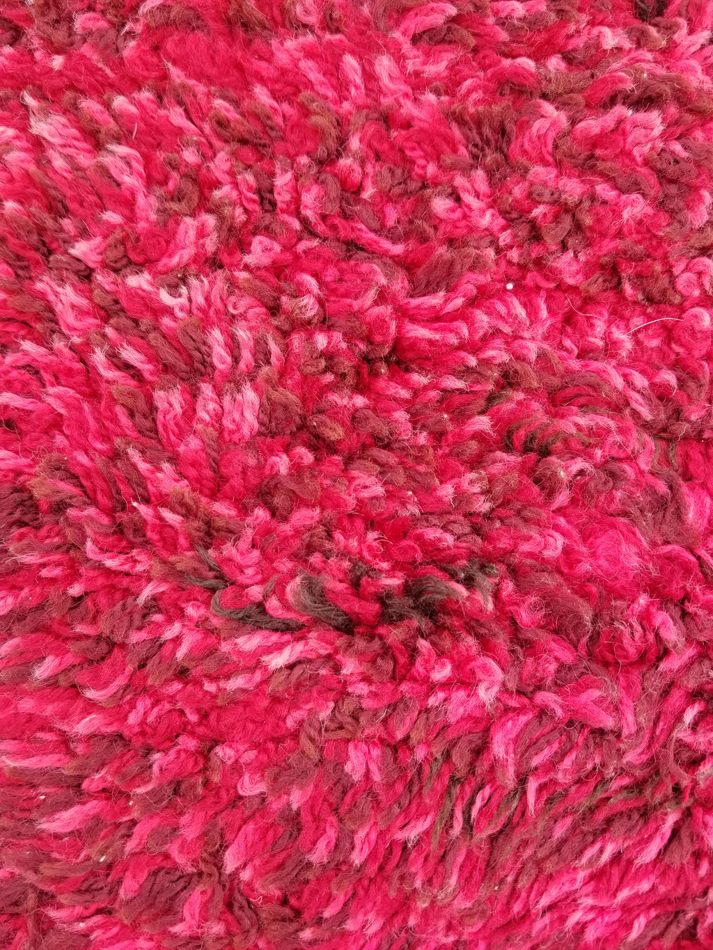 Vintage Traditional Handmade Turkish Wool Red Tulu Rug 173x53cm