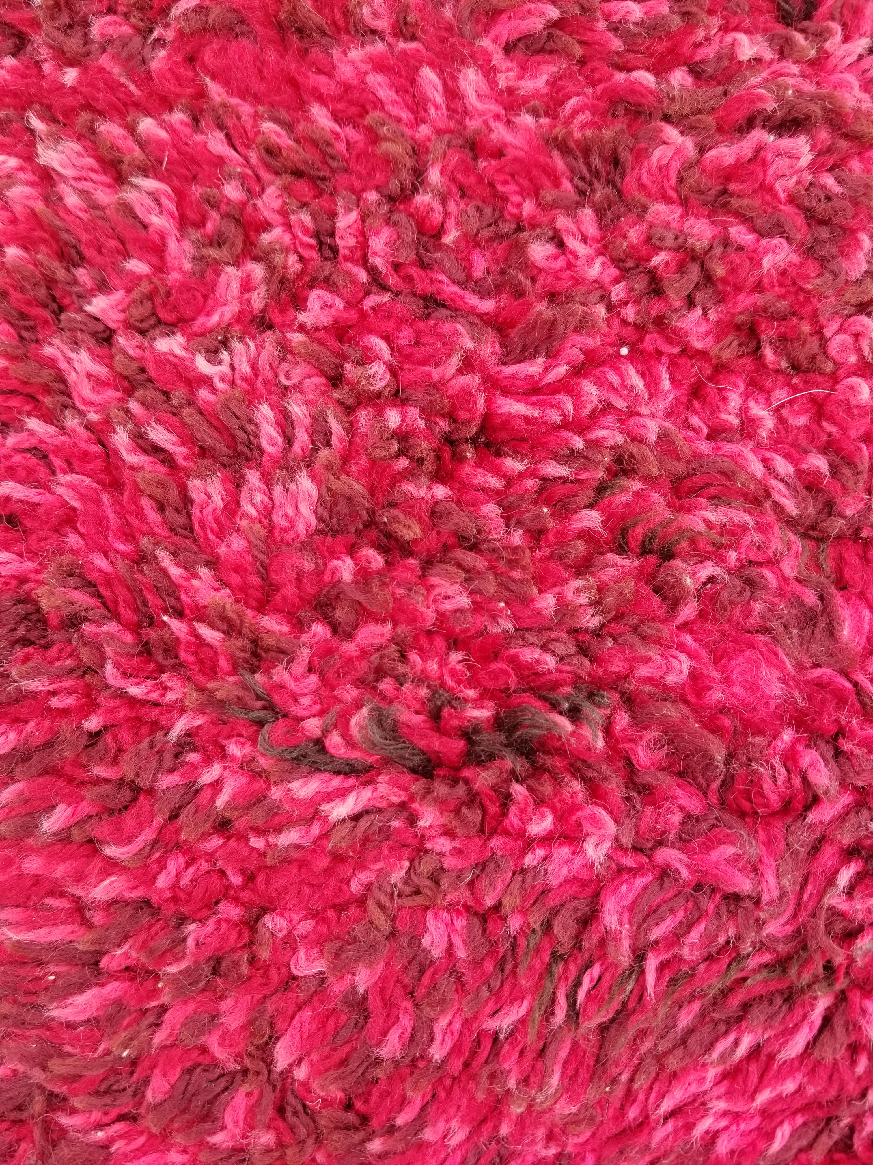 Vintage Traditional Handmade Turkish Wool Red Tulu Rug 173x53cm