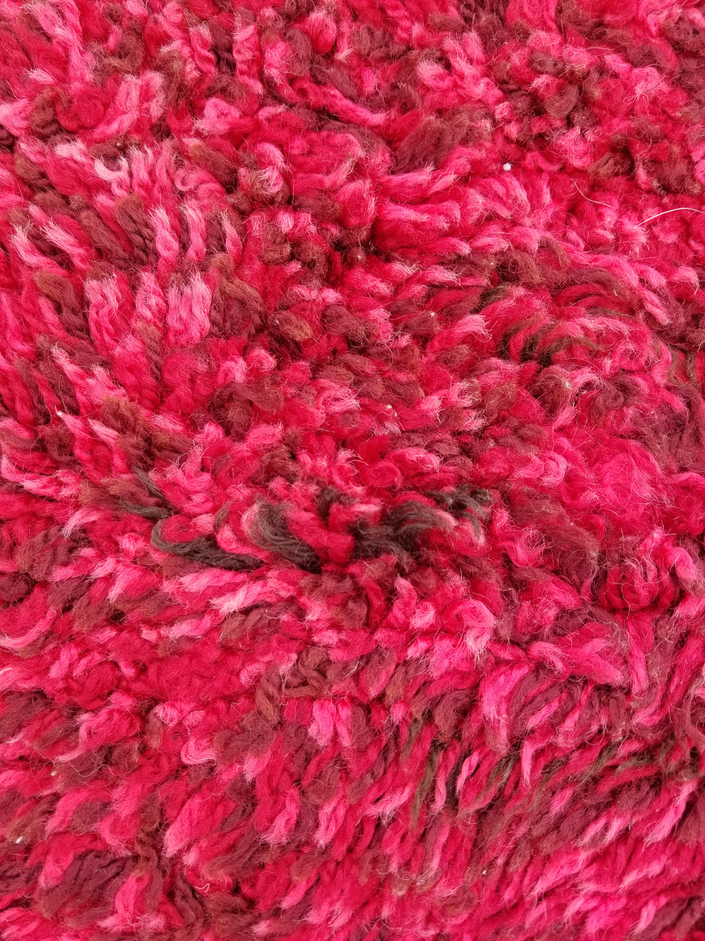 Vintage Traditional Handmade Turkish Wool Red Tulu Rug 173x53cm