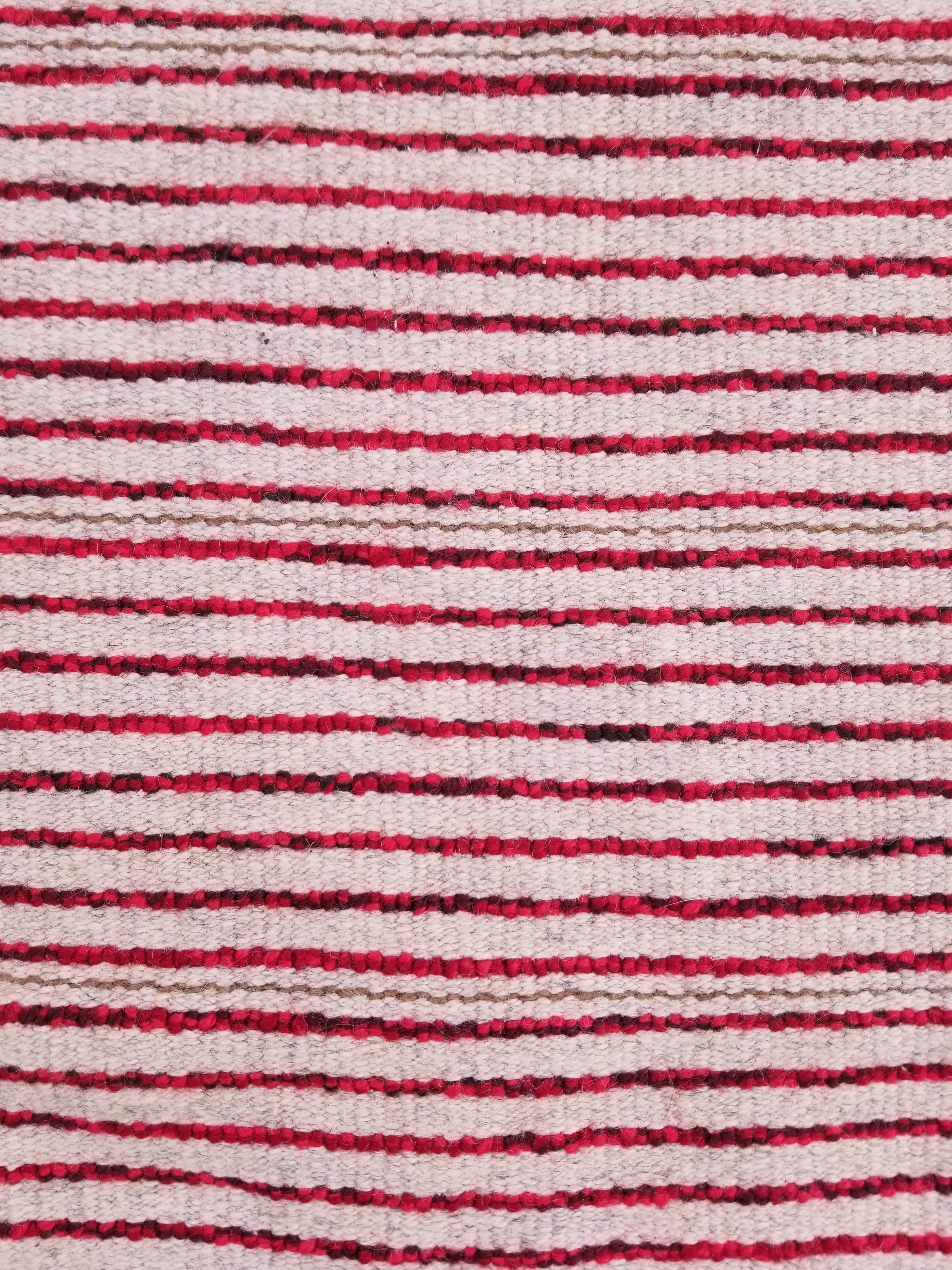 Vintage Traditional Handmade Turkish Wool Red Tulu Rug 173x53cm