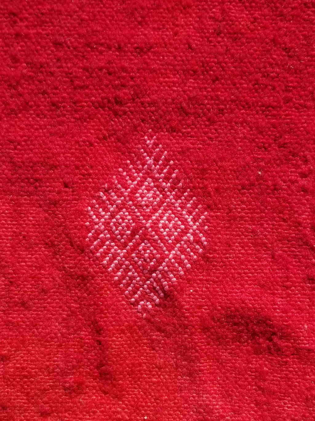 Vintage Traditional Handmade Tunisian Wool Red Kilim 165x93cm