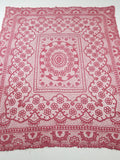Vintage Italian Point De Venice Needle Lace Tablecloth 235x205cm