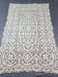Vintage Italian Point De Venice Needle Lace Tablecloth 240x150cm