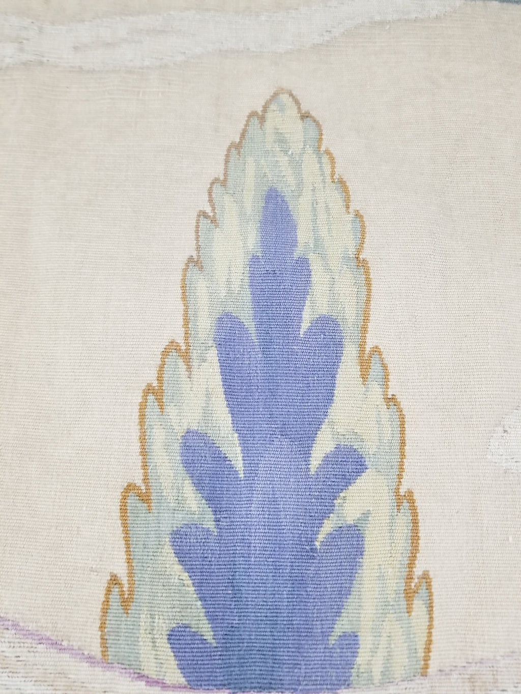 Antique 18thC French Aubusson Handwoven Wall Hanging Tapestry with Sign 192x145cm