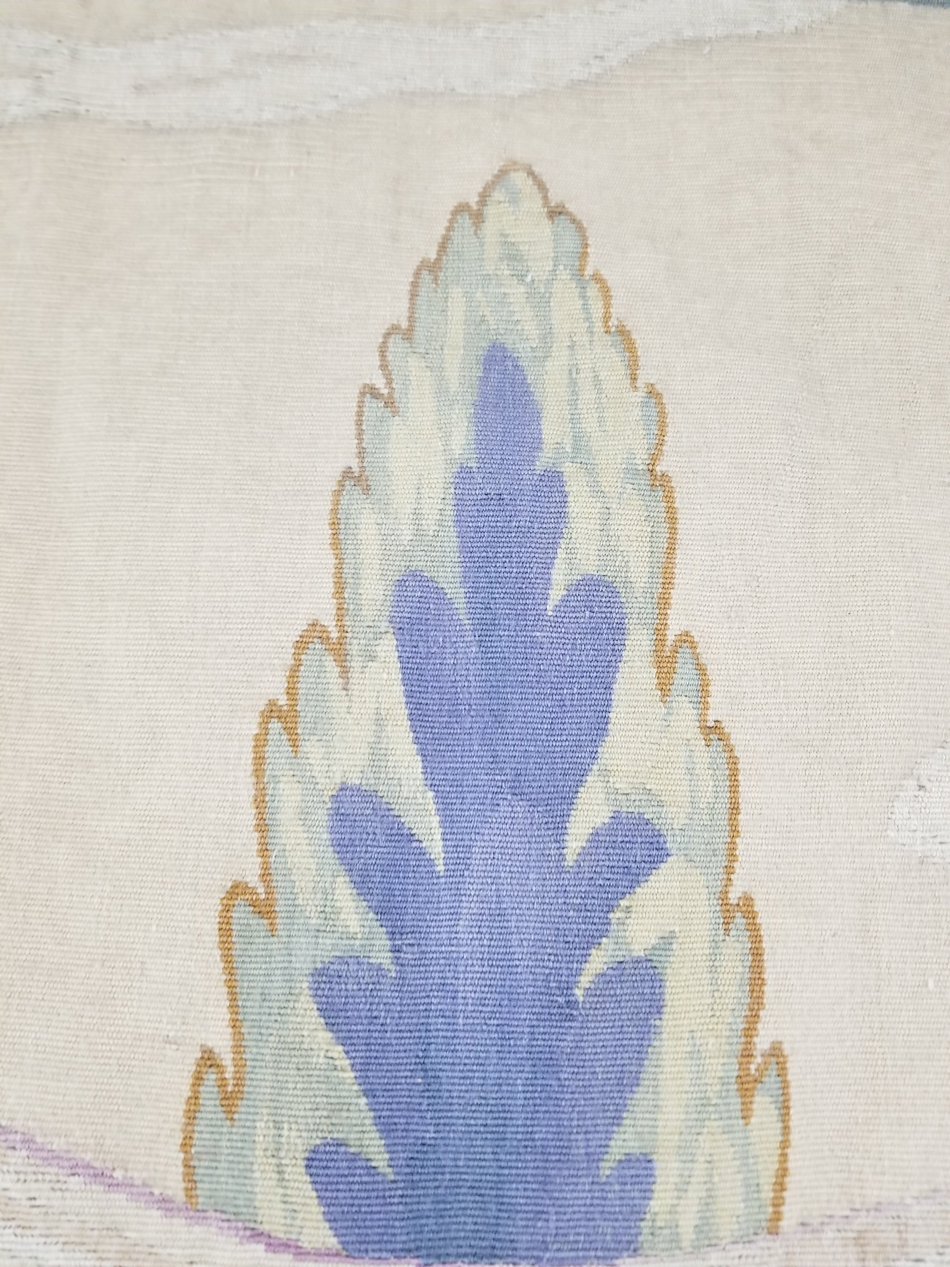 Antique 18thC French Aubusson Handwoven Wall Hanging Tapestry with Sign 192x145cm