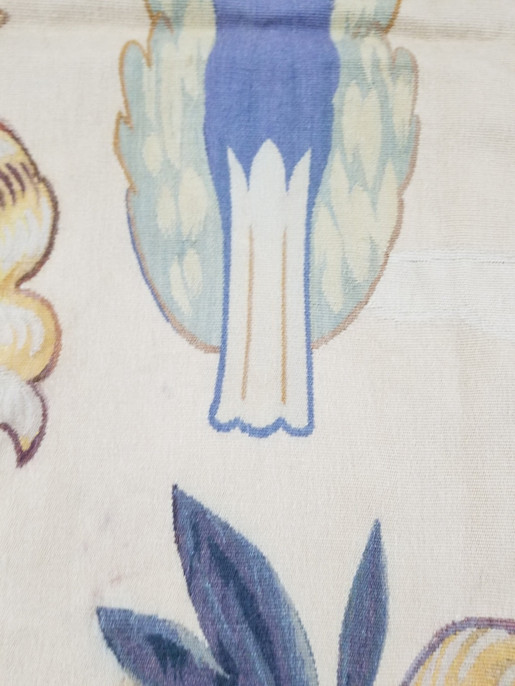 Antique 18thC French Aubusson Handwoven Wall Hanging Tapestry with Sign 192x145cm