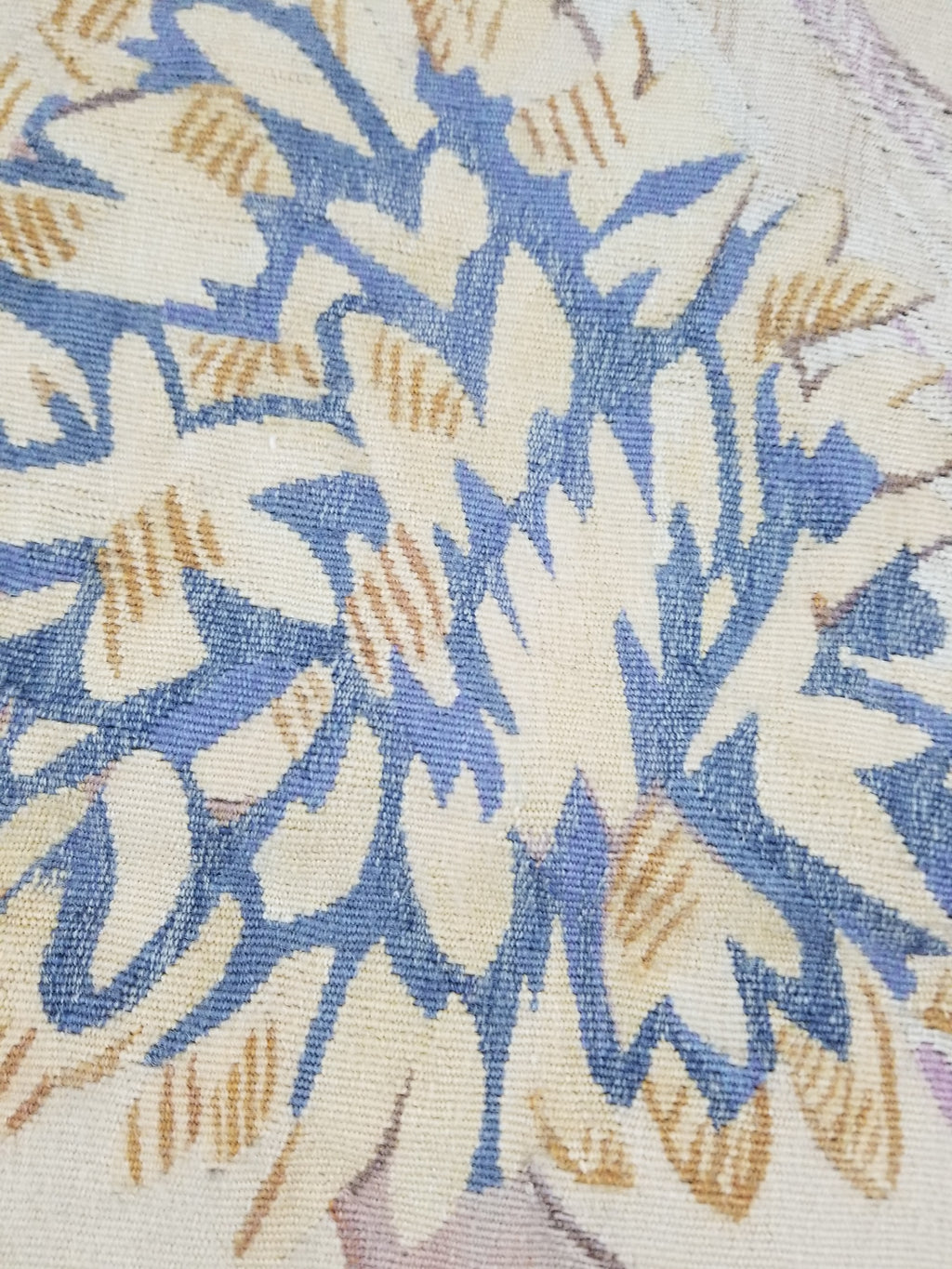 Antique 18thC French Aubusson Handwoven Wall Hanging Tapestry with Sign 192x145cm