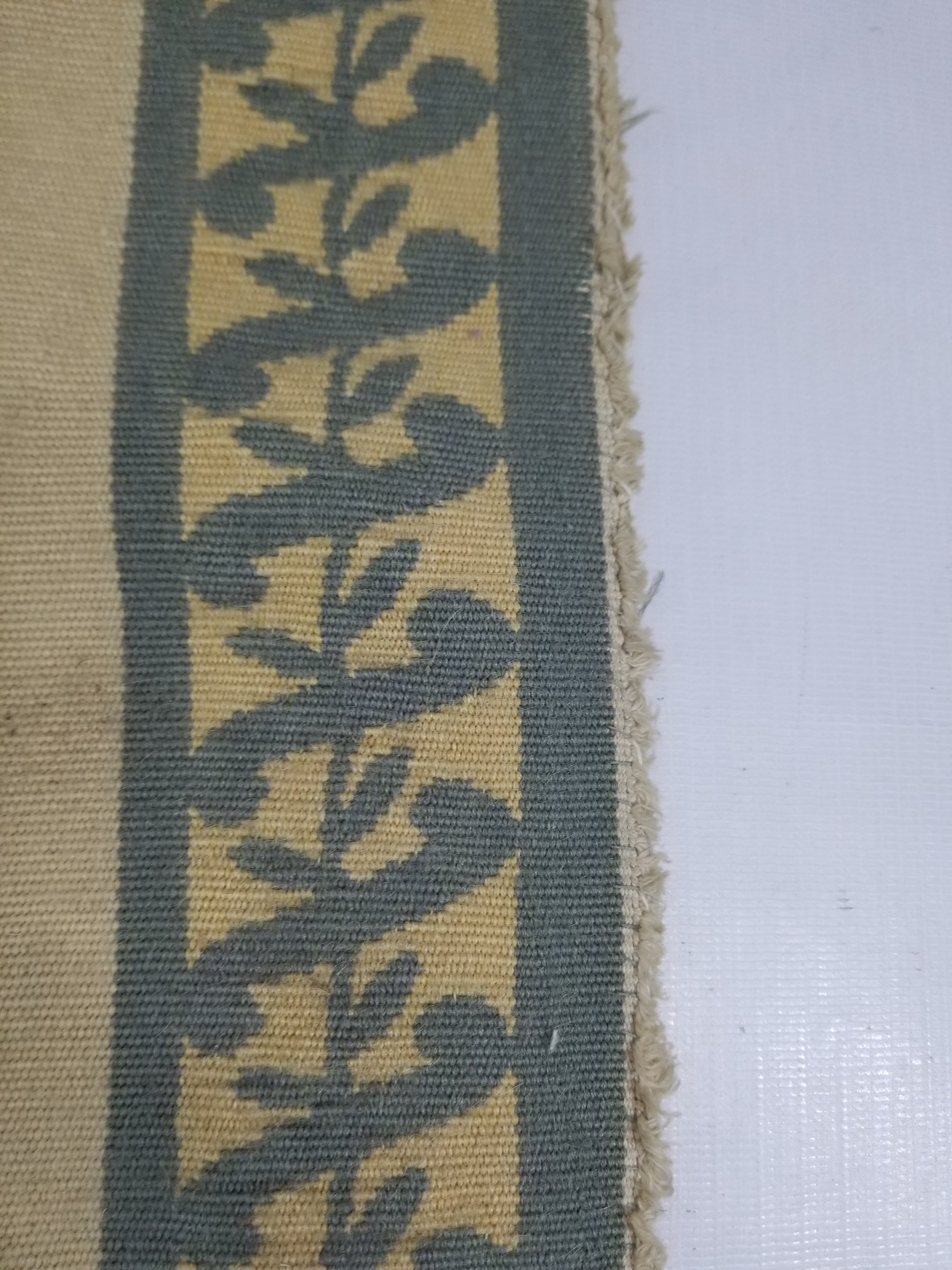 Antique 18thC French Aubusson Handwoven Wall Hanging Tapestry with Sign 192x145cm