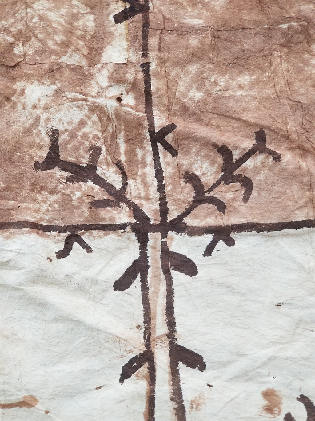 Antique Traditional Polynesian Tapa Bark Cloth 417x244cm