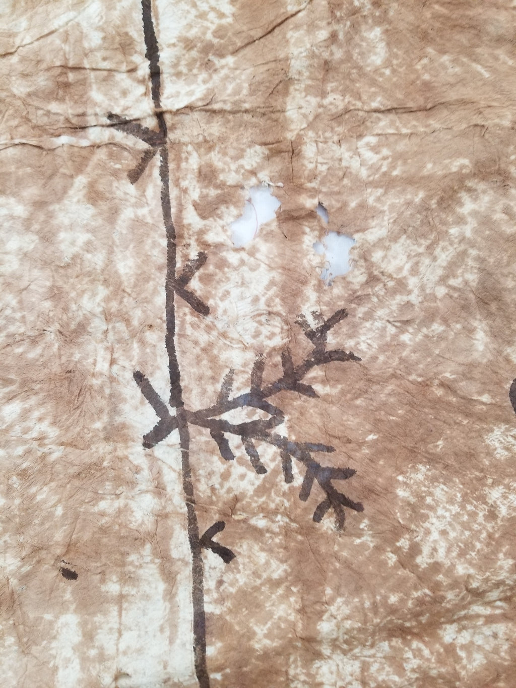 Antique Traditional Polynesian Tapa Bark Cloth 417x244cm