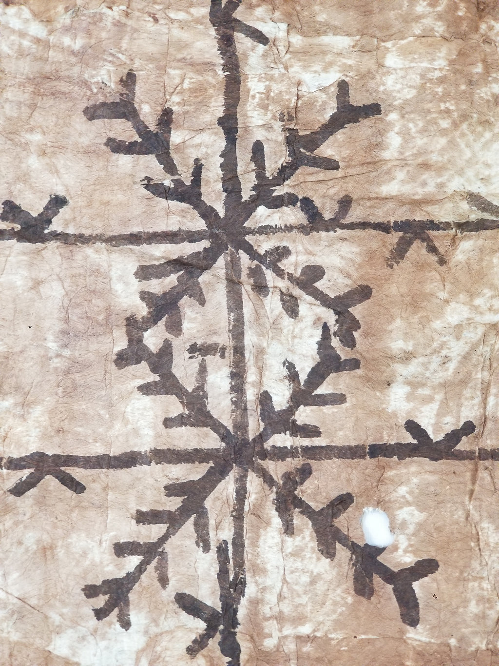 Antique Traditional Polynesian Tapa Bark Cloth 417x244cm