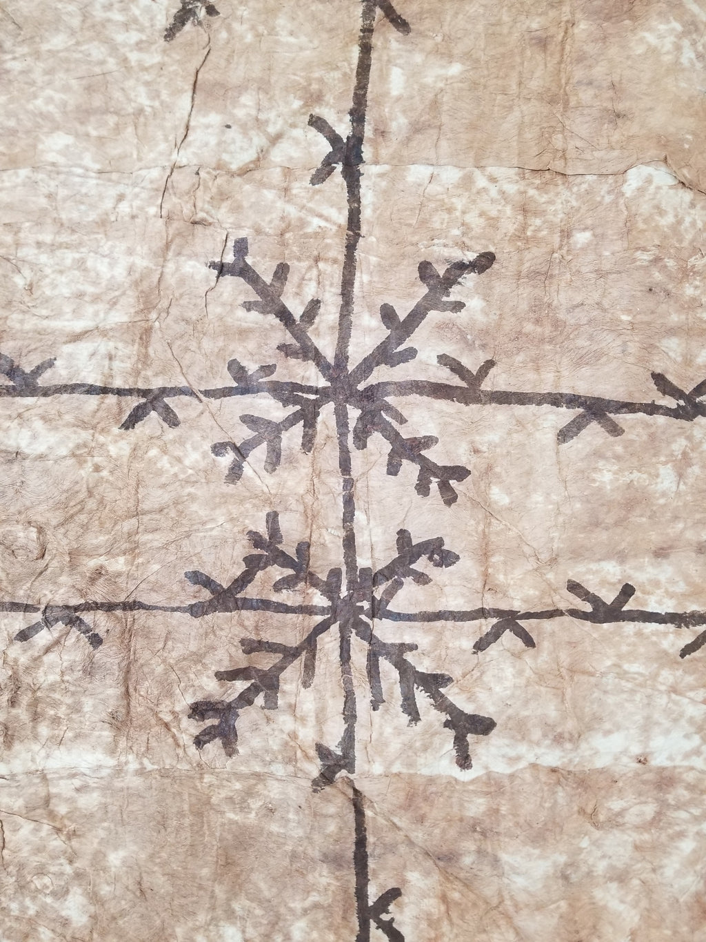 Antique Traditional Polynesian Tapa Bark Cloth 417x244cm