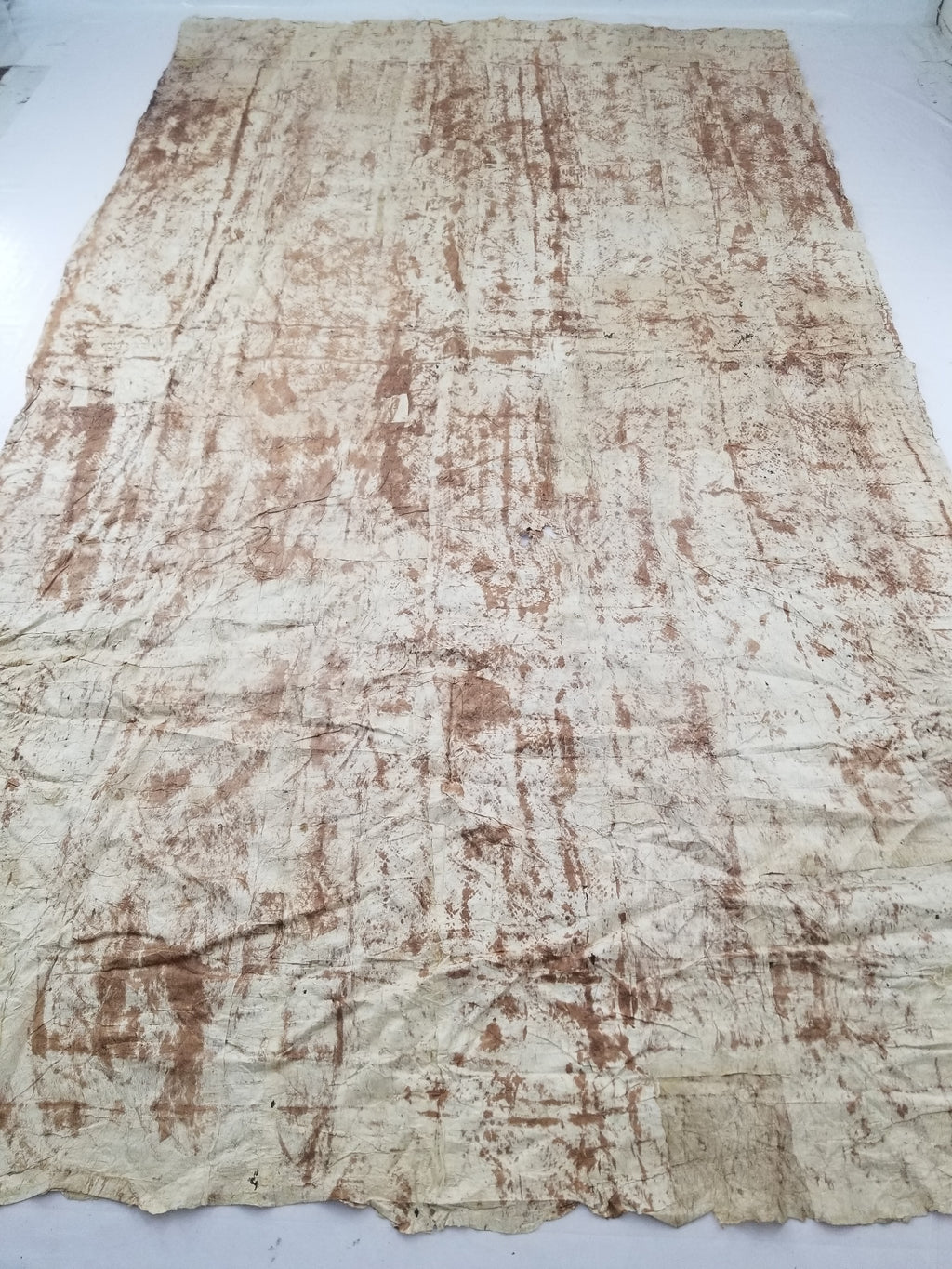 Antique Traditional Polynesian Tapa Bark Cloth 417x244cm