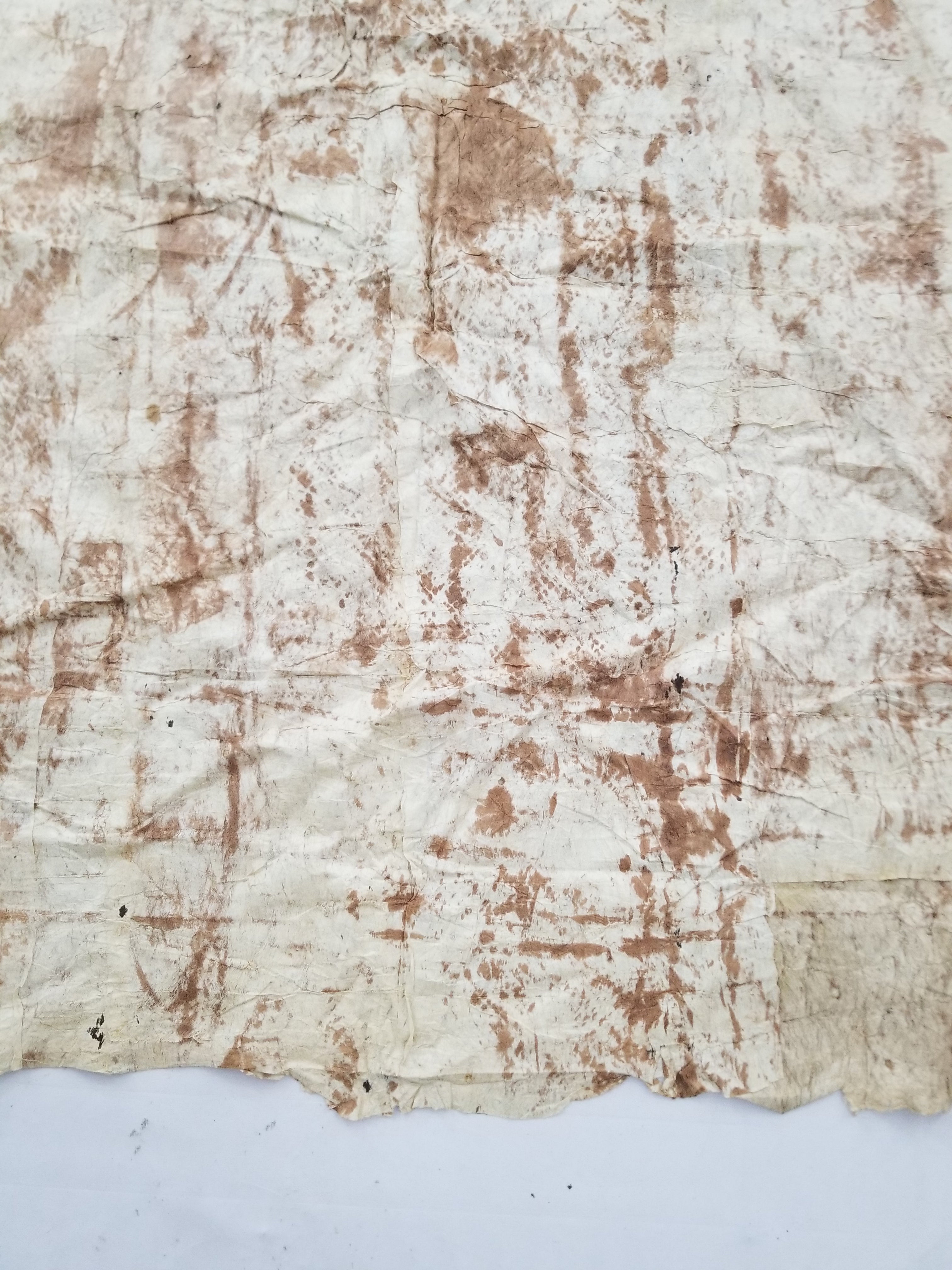 Antique Traditional Polynesian Tapa Bark Cloth 417x244cm