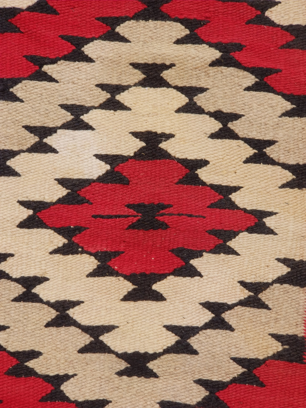 Antique Navajo Handwoven Native American Klagetoh Rug Wool Blanket 60x29in