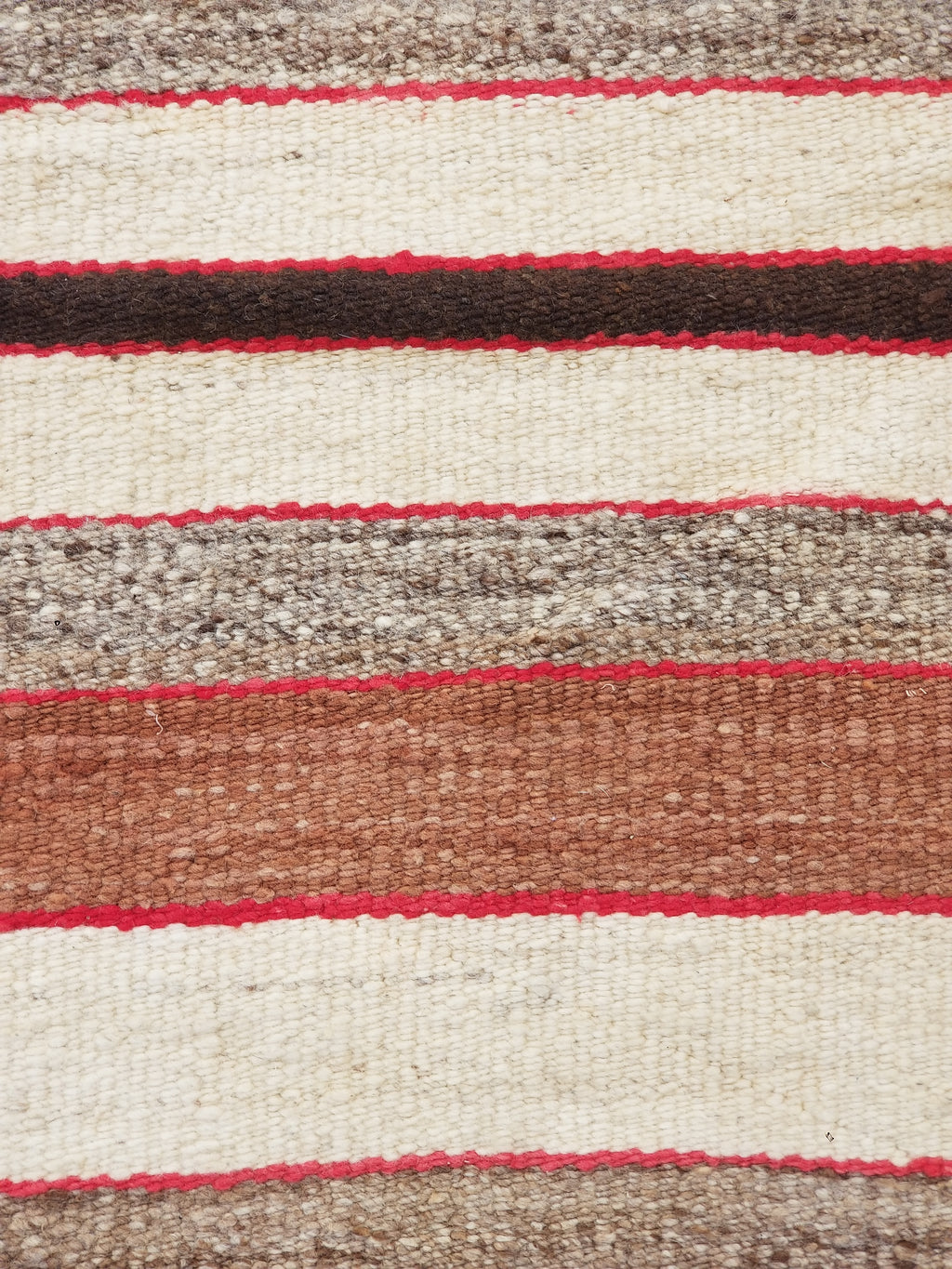 Antique Handwoven Native American Indian Navajo Saddle Blanket Wool Rug 33x30in