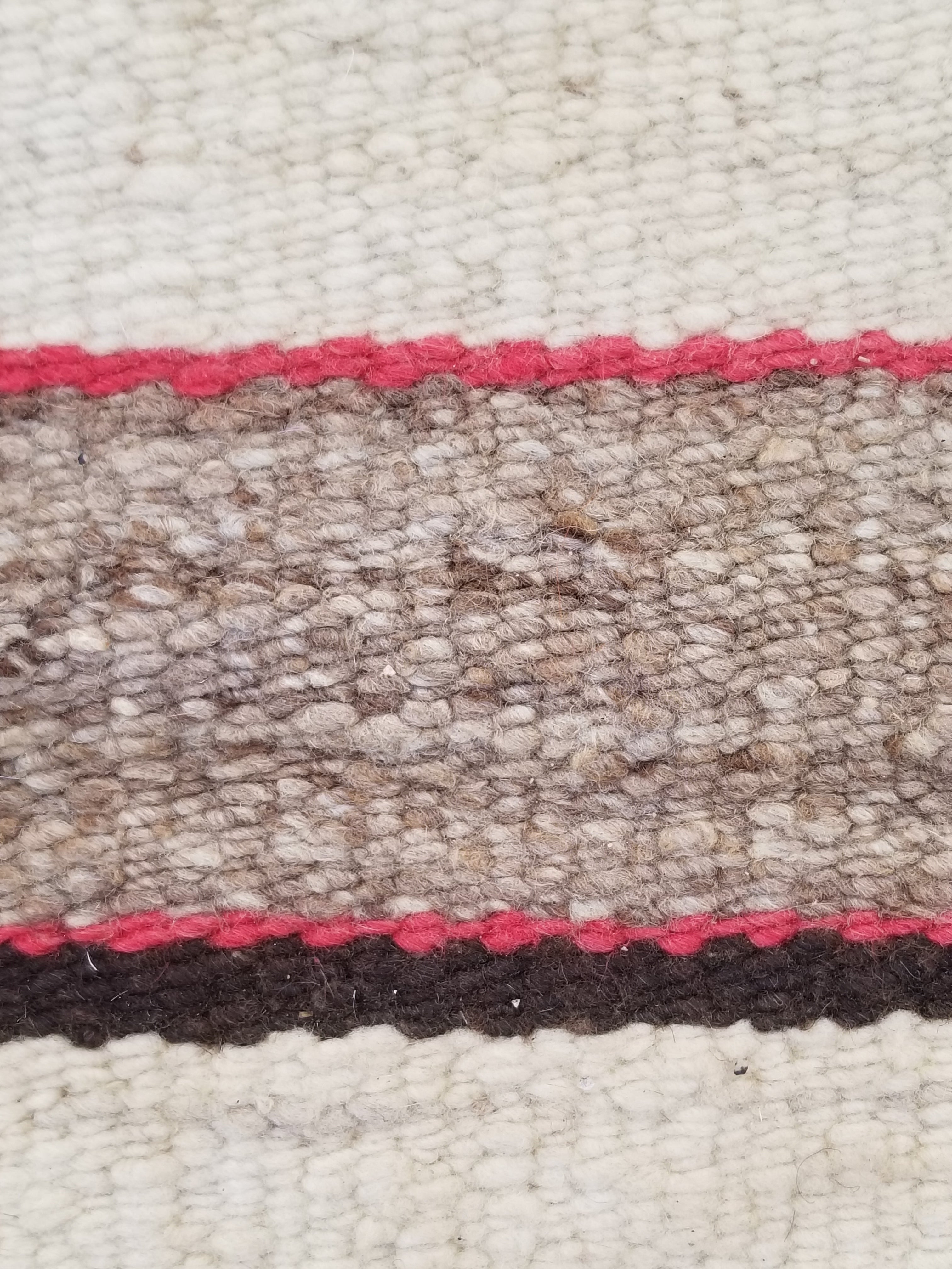 Antique Handwoven Native American Indian Navajo Saddle Blanket Wool Rug 33x30in