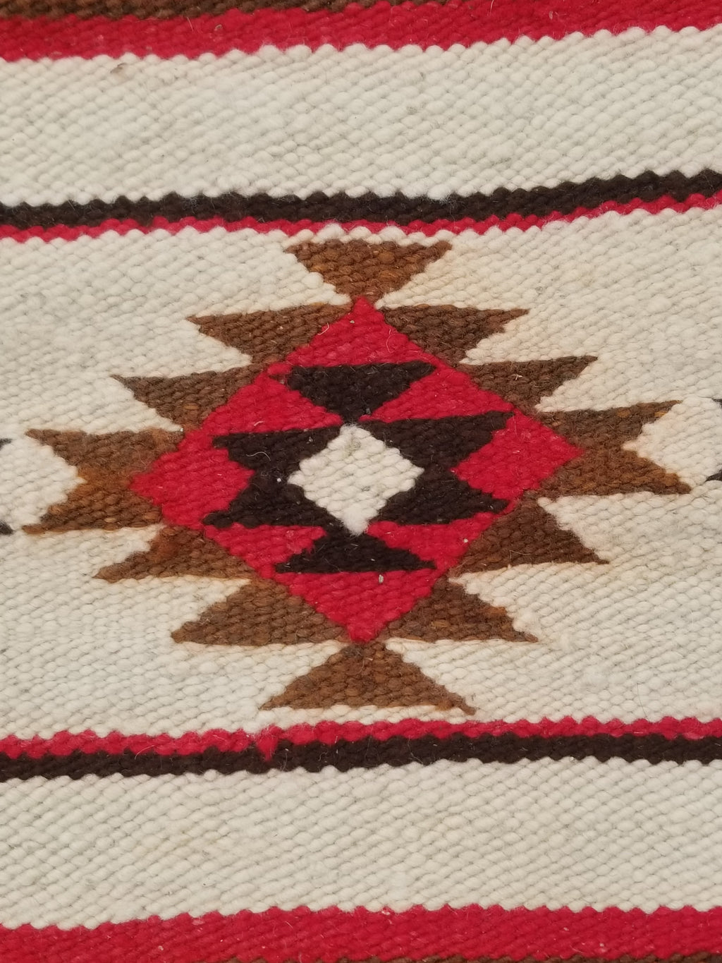 Antique Navajo Handwoven Native American Klagetoh Style Wool Rug 60x30in